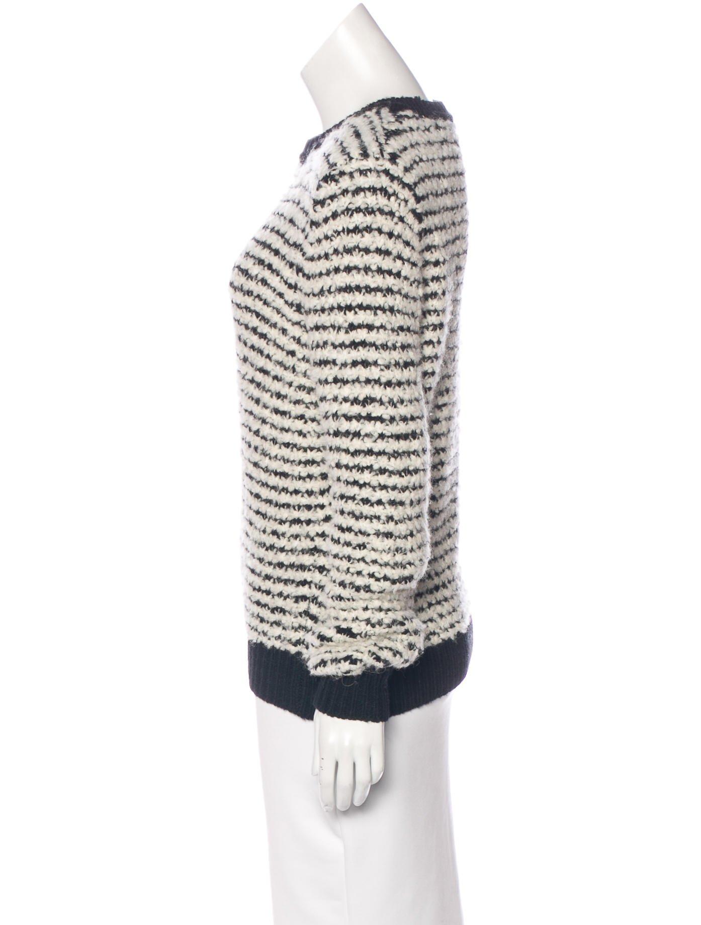 Étoile Isabel Marant Canelia Stripe Sweater in Black White (Black) - Lyst