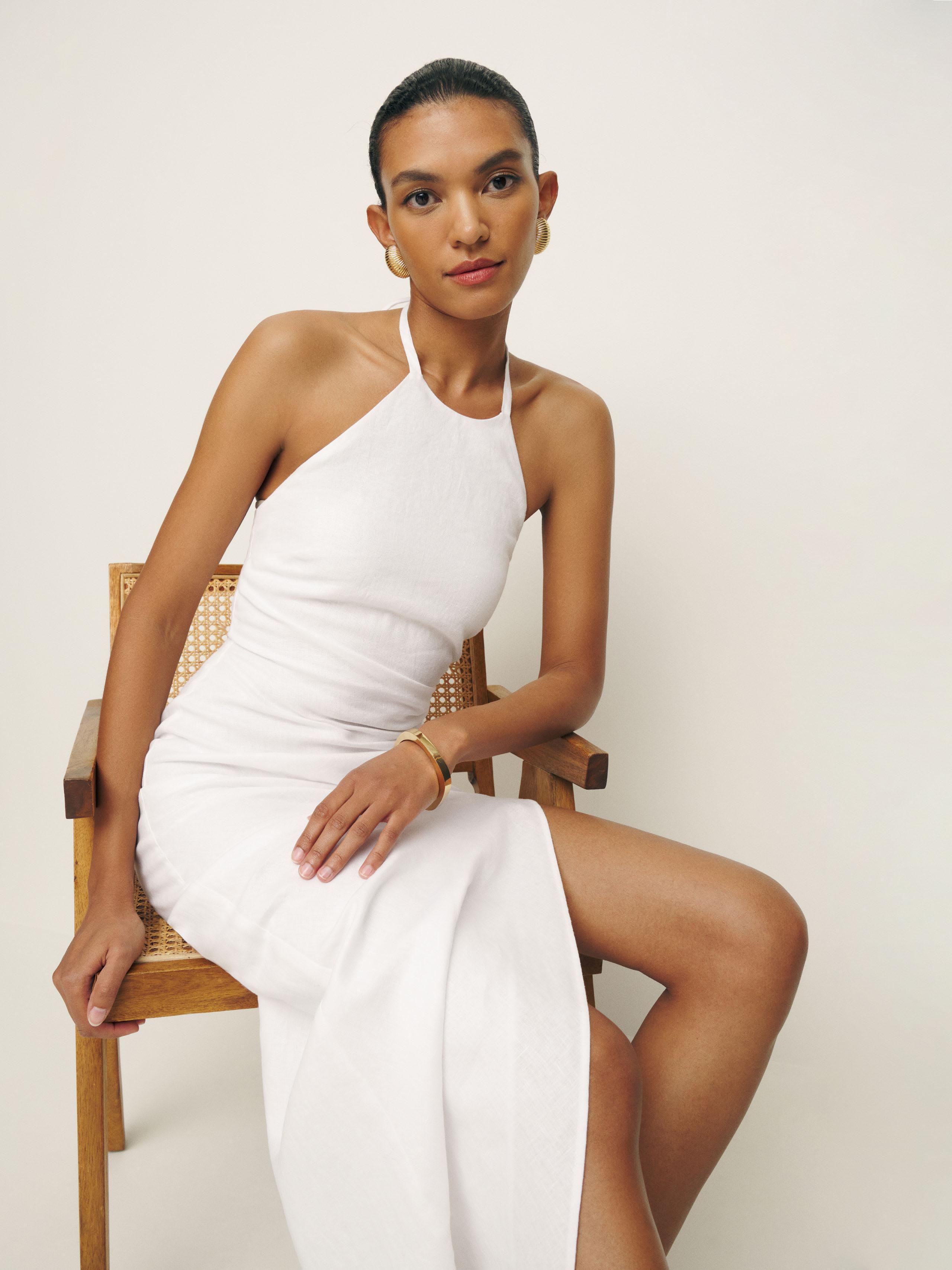 midi reversible a line dress pockets Wanga Reversible Dress – 2-in-1 Midi Dress for Women main image 0