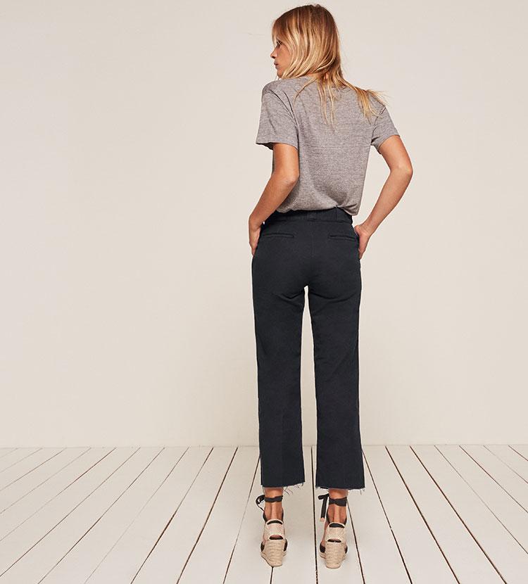 reformation work pant