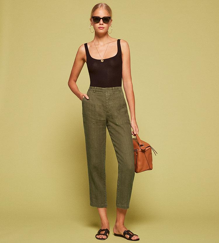 reformation utility pant