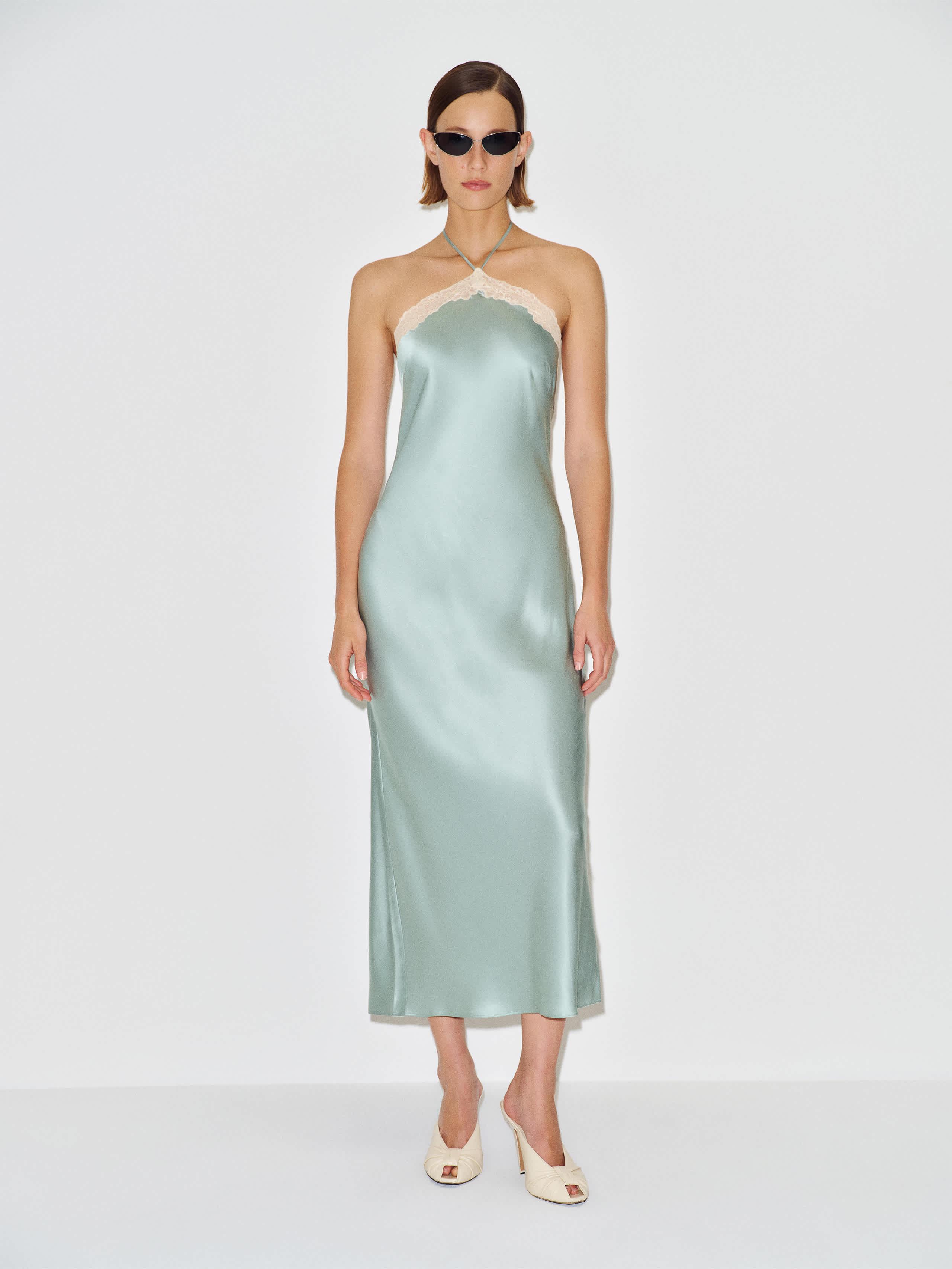 Reformation Aara Silk Dress | Lyst