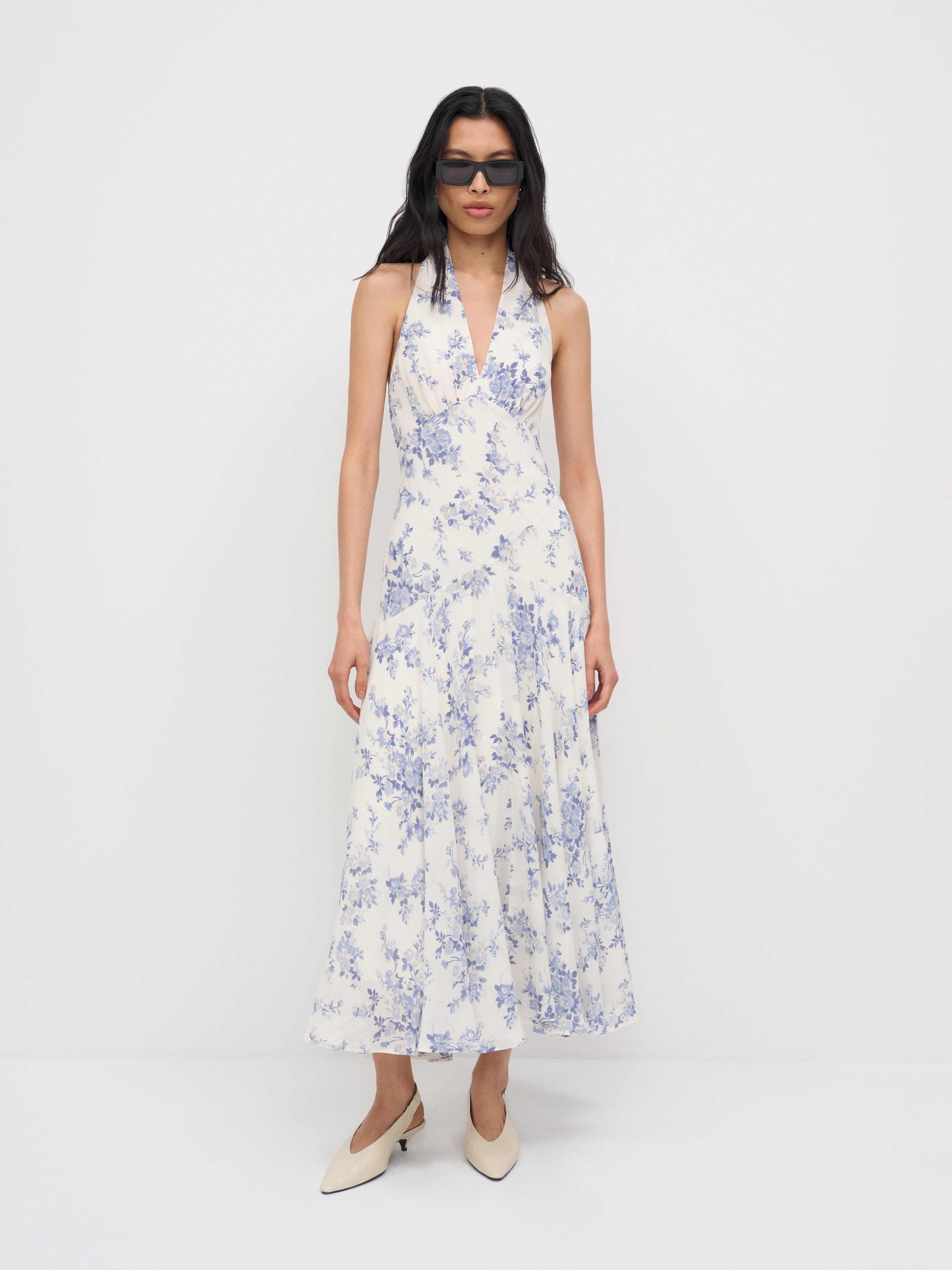 Reformation Briony Dress in White | Lyst Reformation Briony Dress in White | Lyst