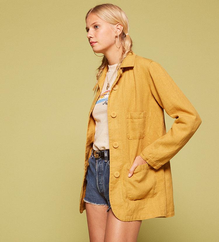 reformation chore jacket