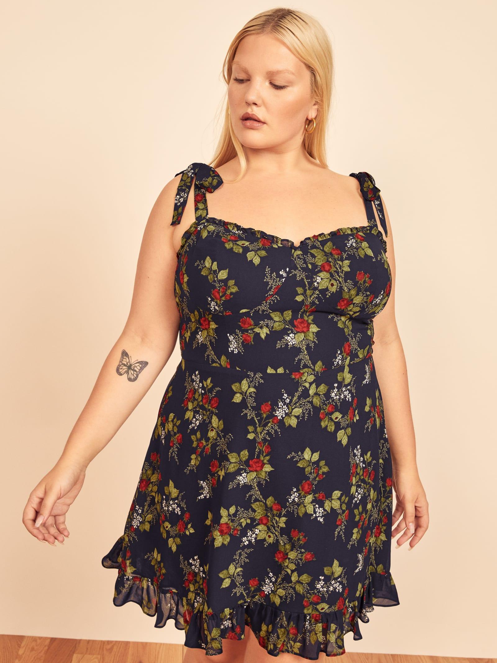 reformation christine dress white