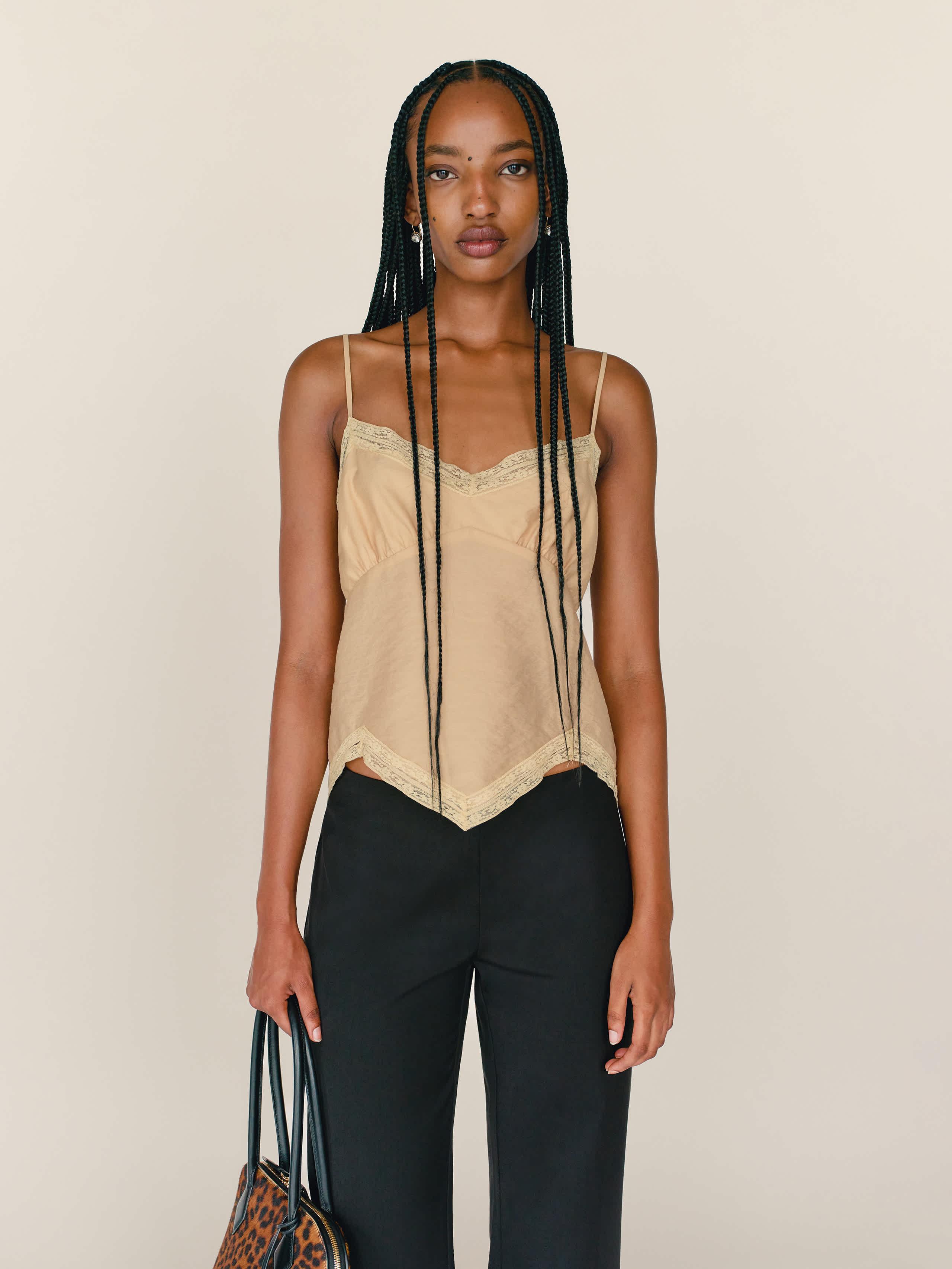 Reformation Felix Top Golden Lace 6 in Blue | Lyst