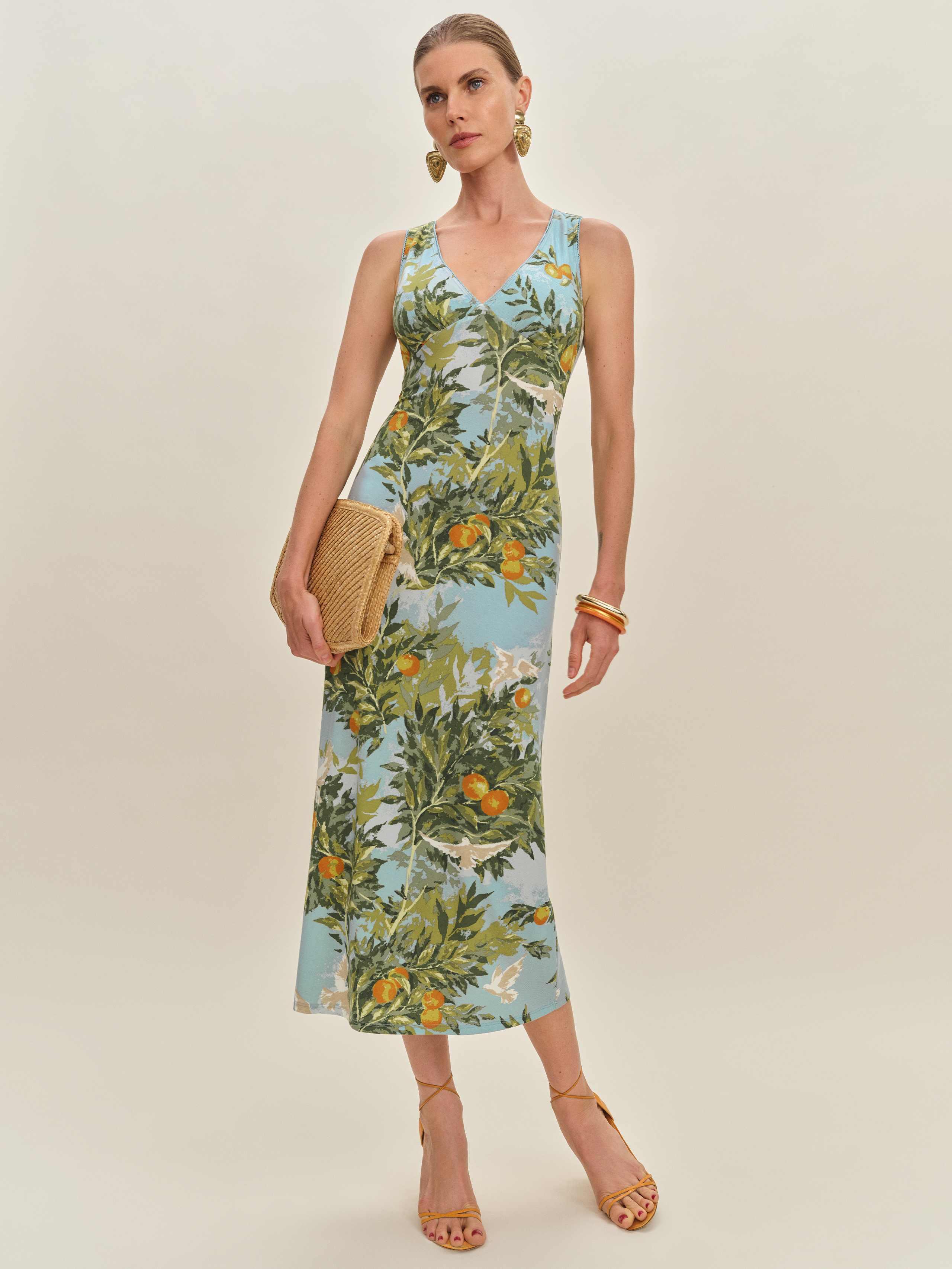 Reformation Brayden Knit Dress in Green | Lyst