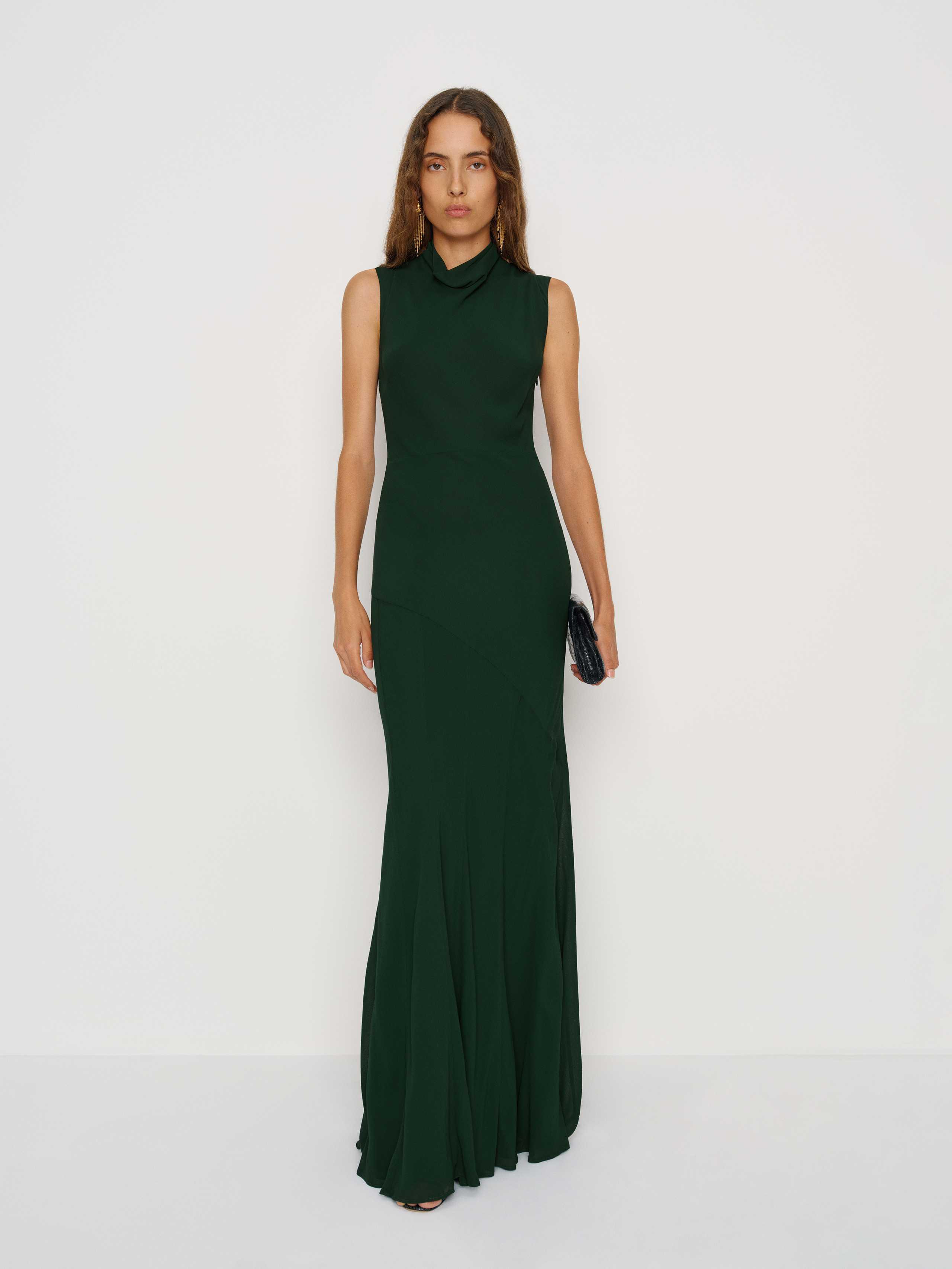 Reformation Alizee Dress 0 in Green | Lyst Reformation Alizee Dress 0 in Green | Lyst