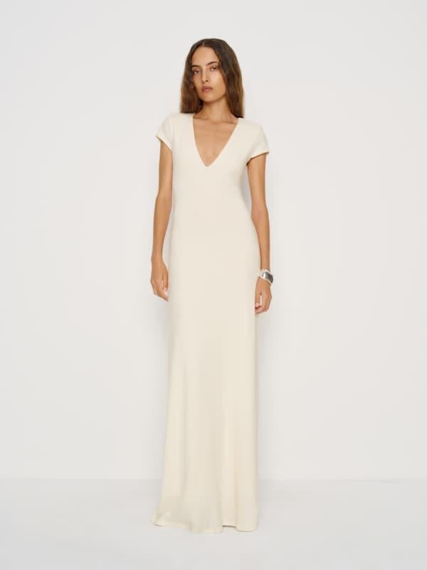 Reformation Eloise Knit Dress in Blue | Lyst