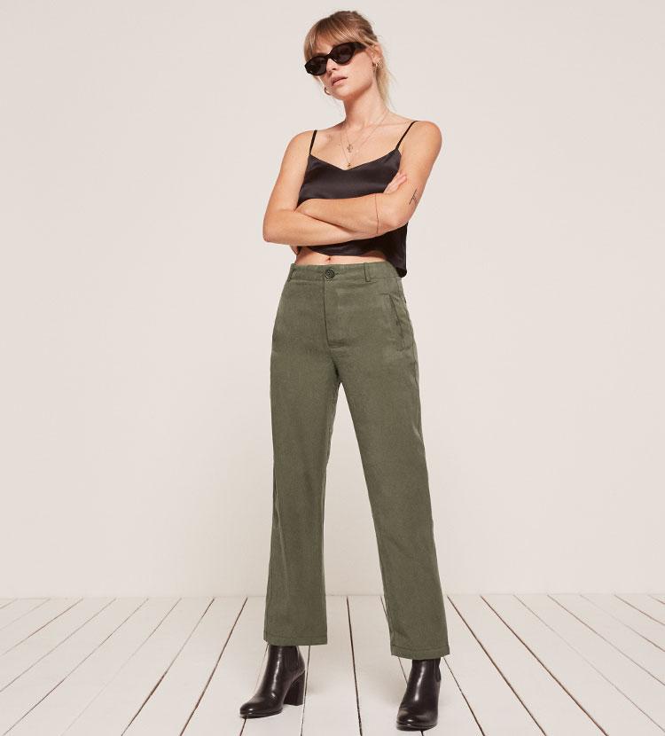 reformation utility pant