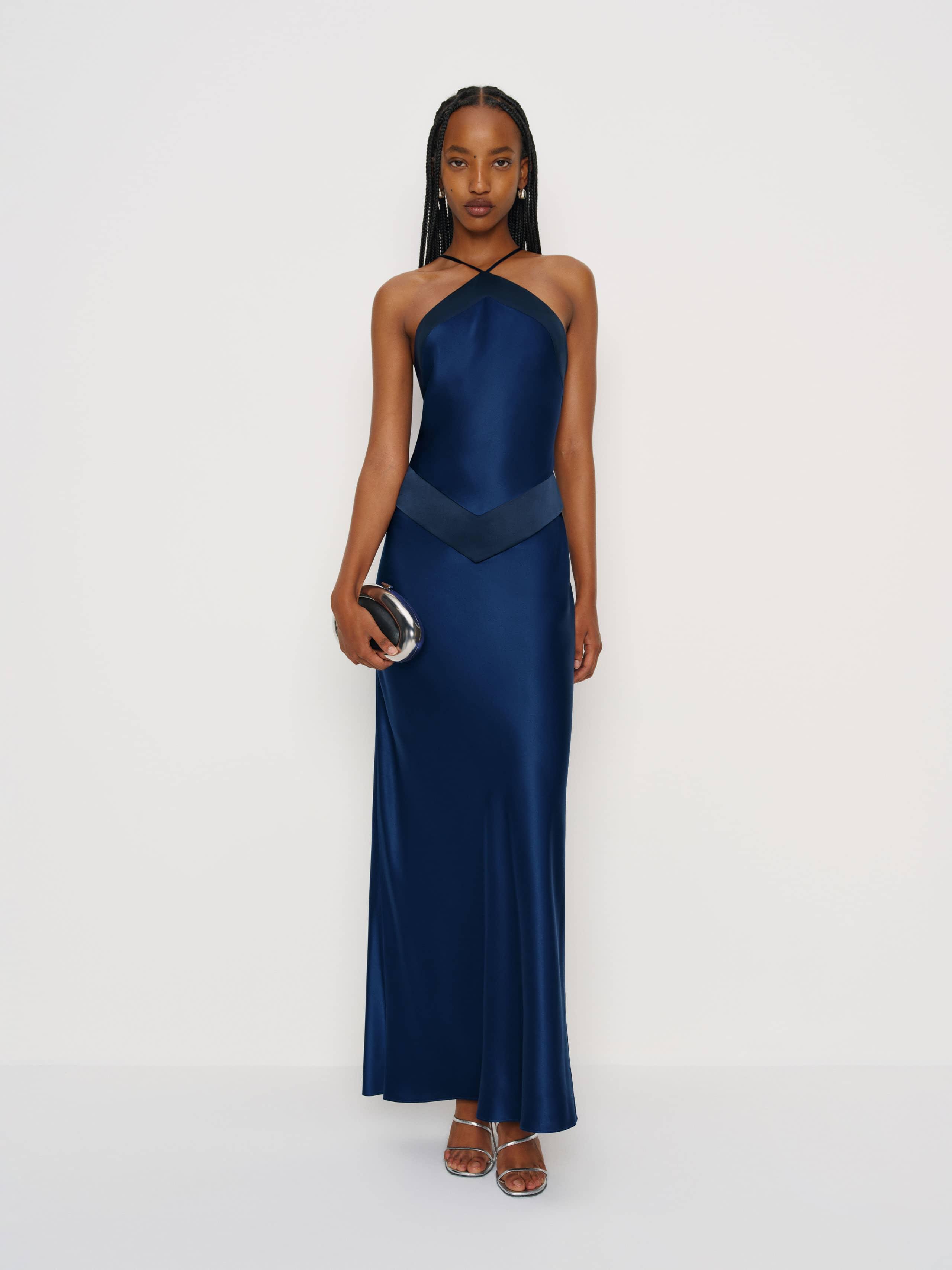 reformation julius silk dress Reformation Julius Dress Silk Emerald Green Midi 4 Forest