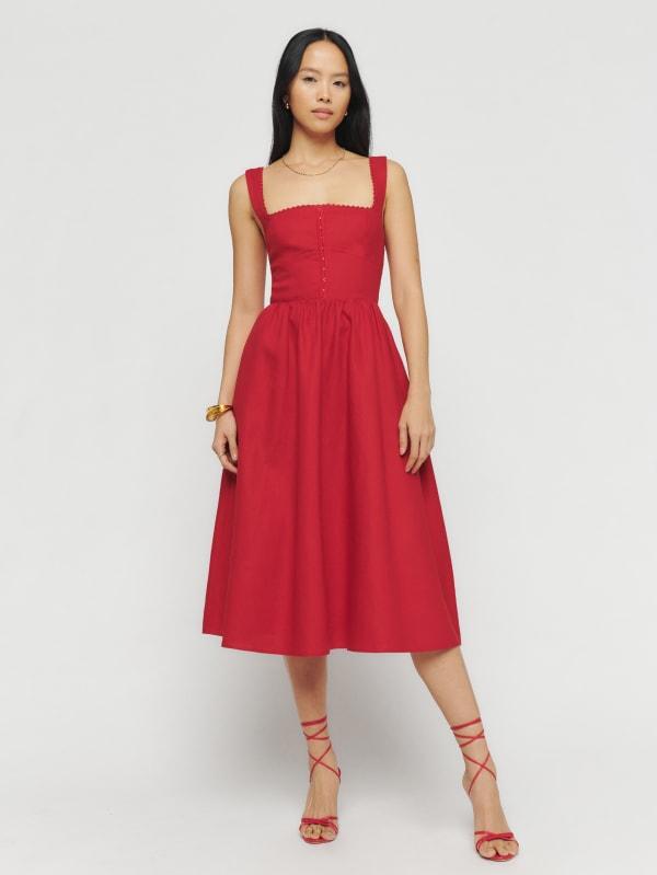sexy linen dress MUGWORT ᛒ green organic linen long night slip dress with side slits