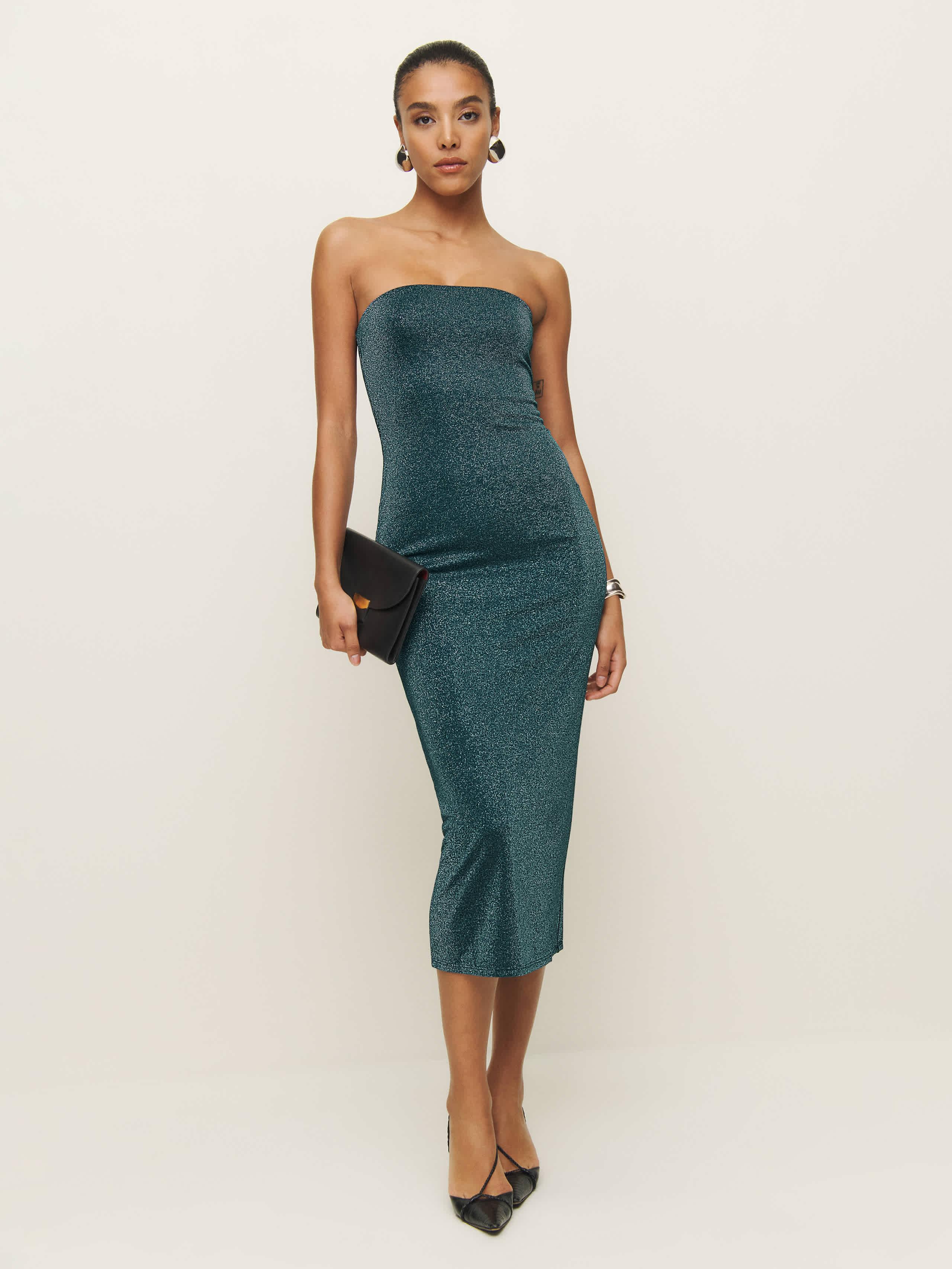 Reformation Strapless Dresses for Women | Lyst