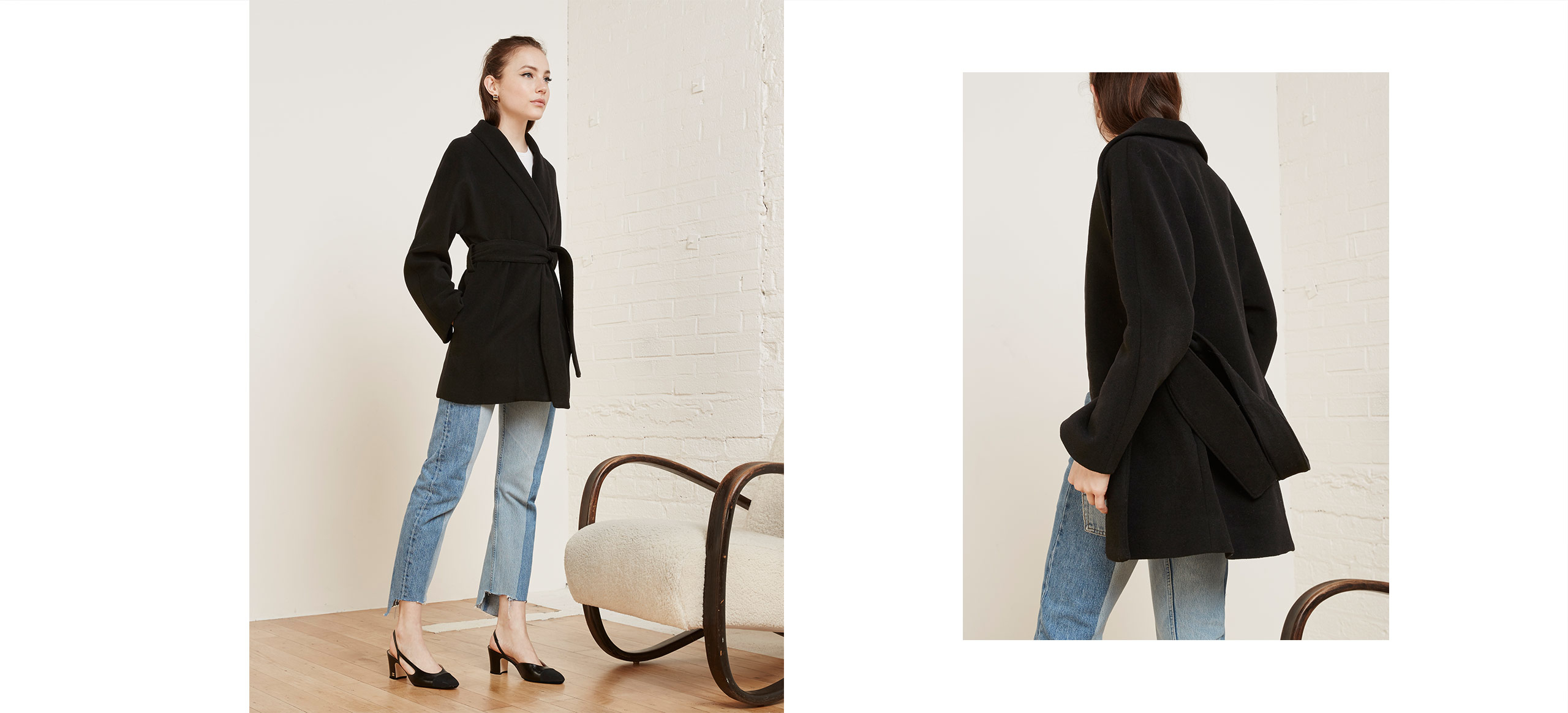 reformation maxwell coat