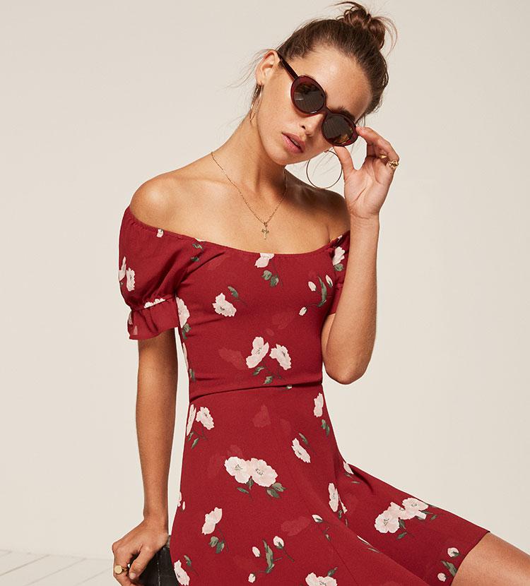 reformation arlene dress