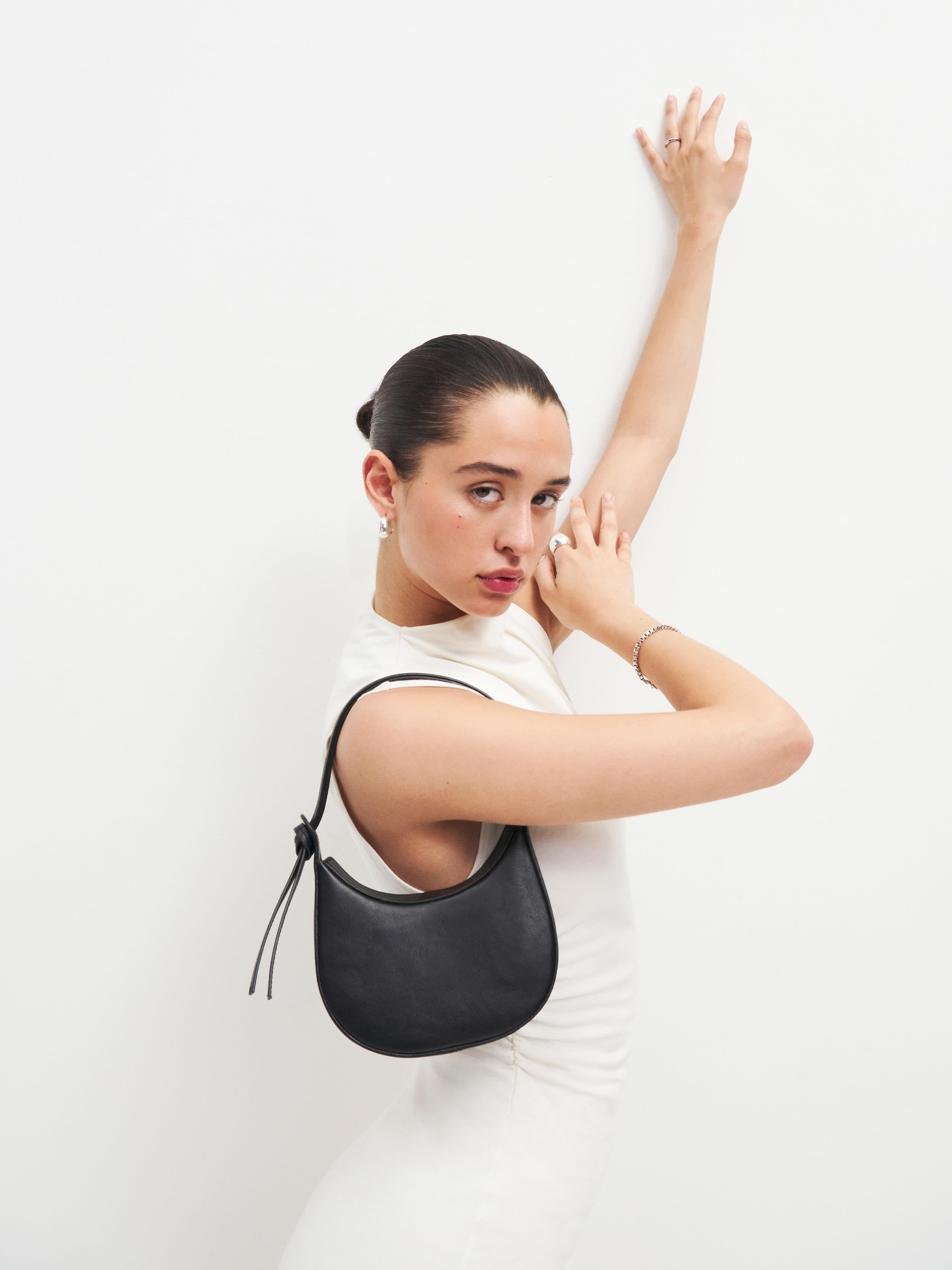 Reformation Mini Rosetta Shoulder Bag in White Lyst