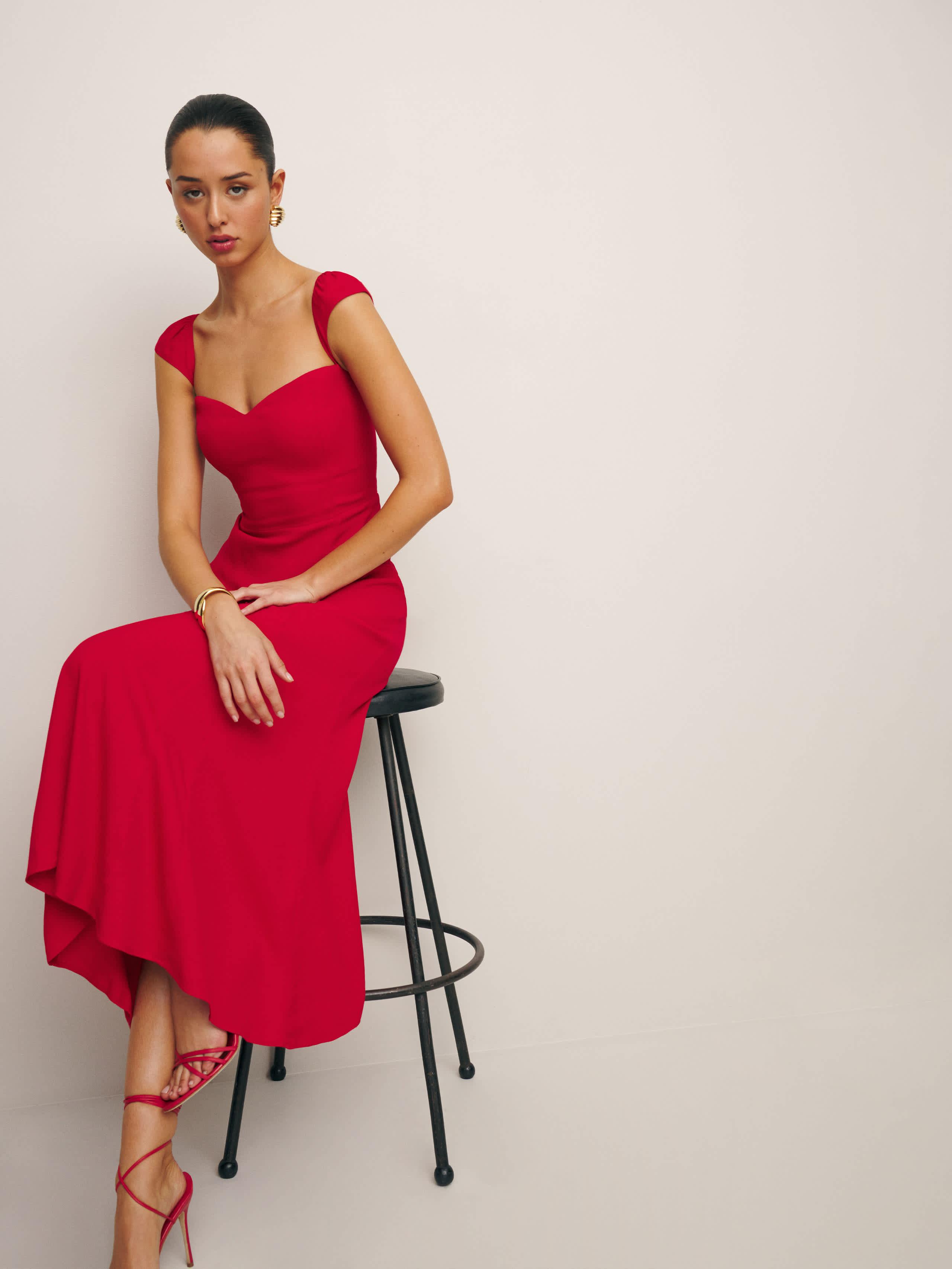silk midi long sleeve dress Avery Long Sleeve Maxi Dress - Plum