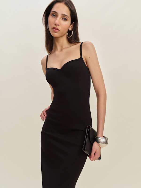 Reformation Remi Knit Dress in Natural | Lyst Reformation Remi Knit Dress in Natural | Lyst