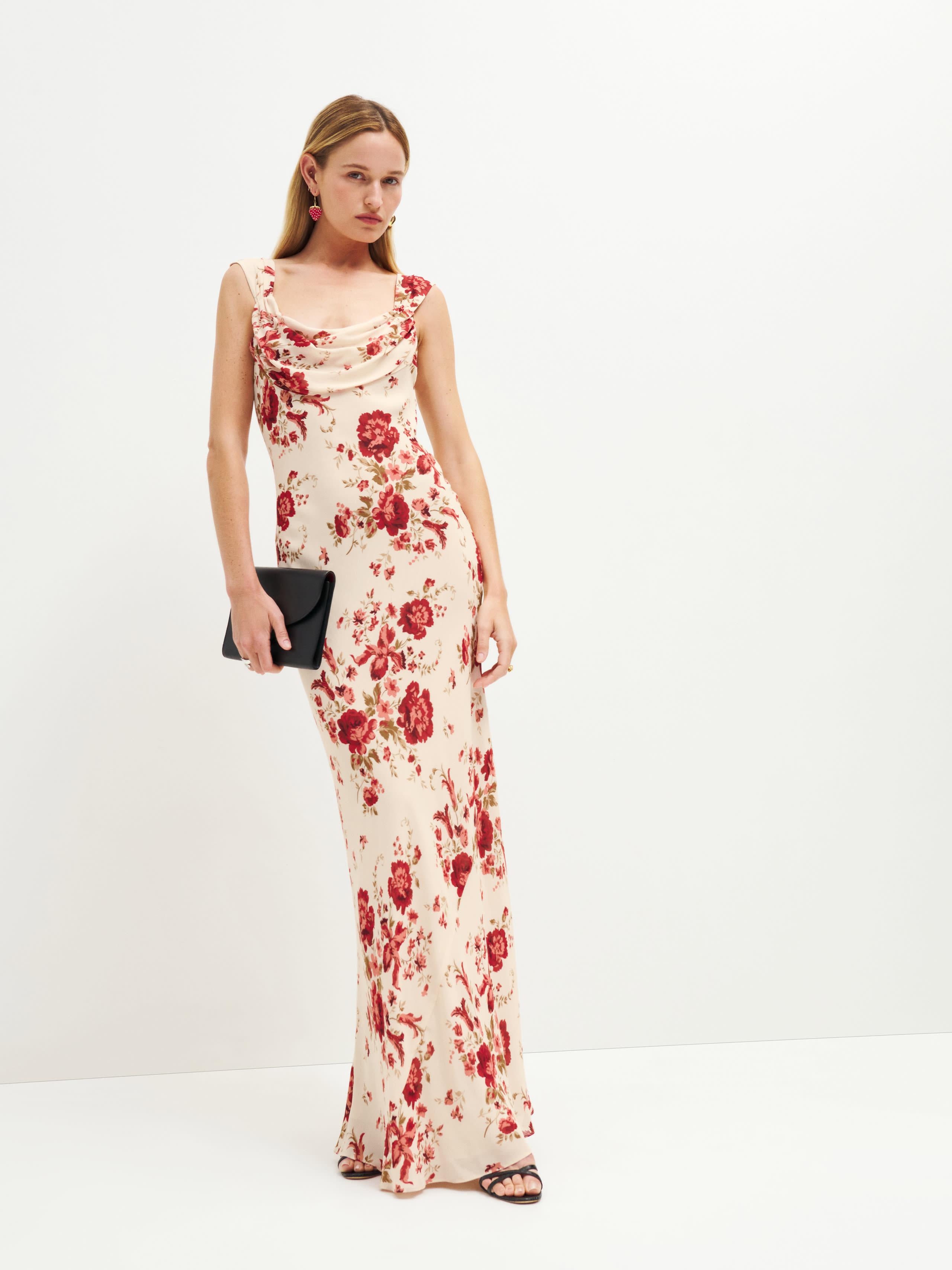 Reformation Indra Dress in White | Lyst
