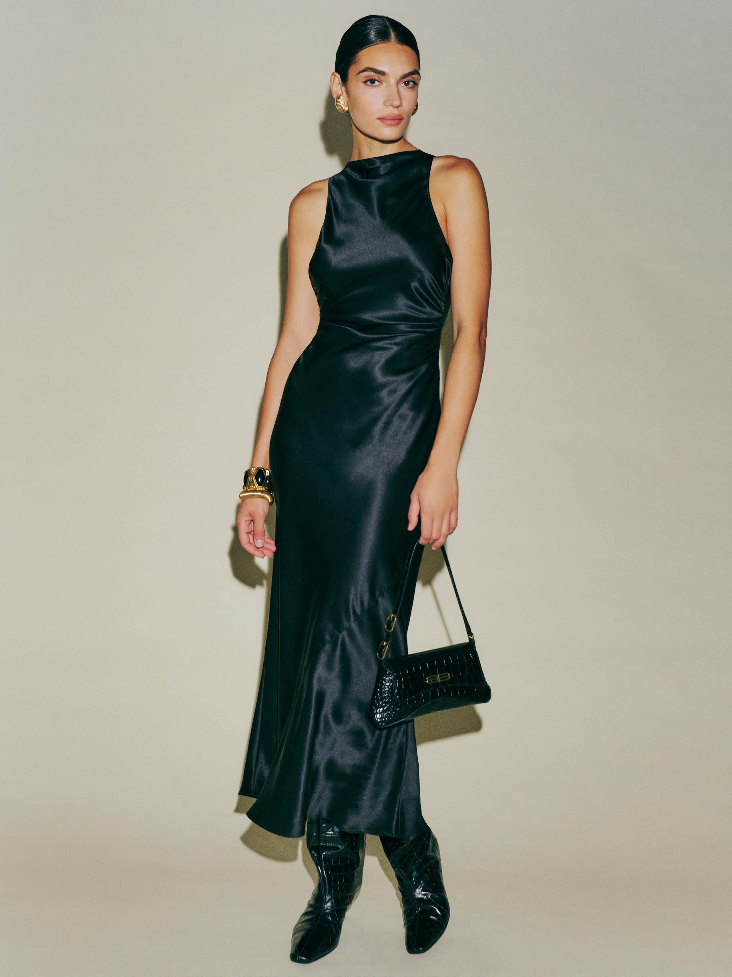 reformation cassette silk dress Reformation Cassette Silk Dress Review and Styling