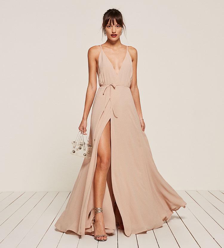 Reformation Synthetic Callalily Dress 