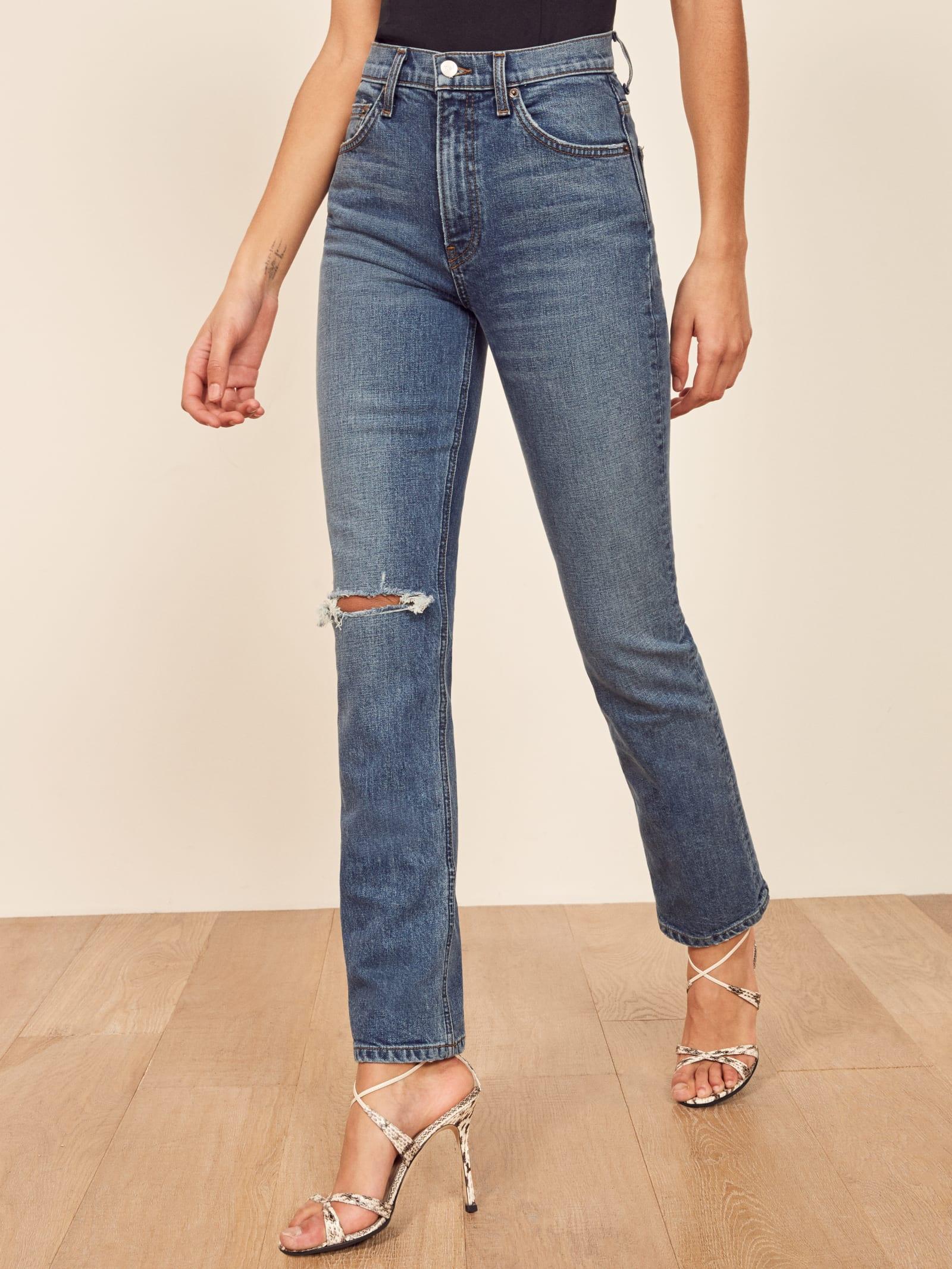 liza high straight jean
