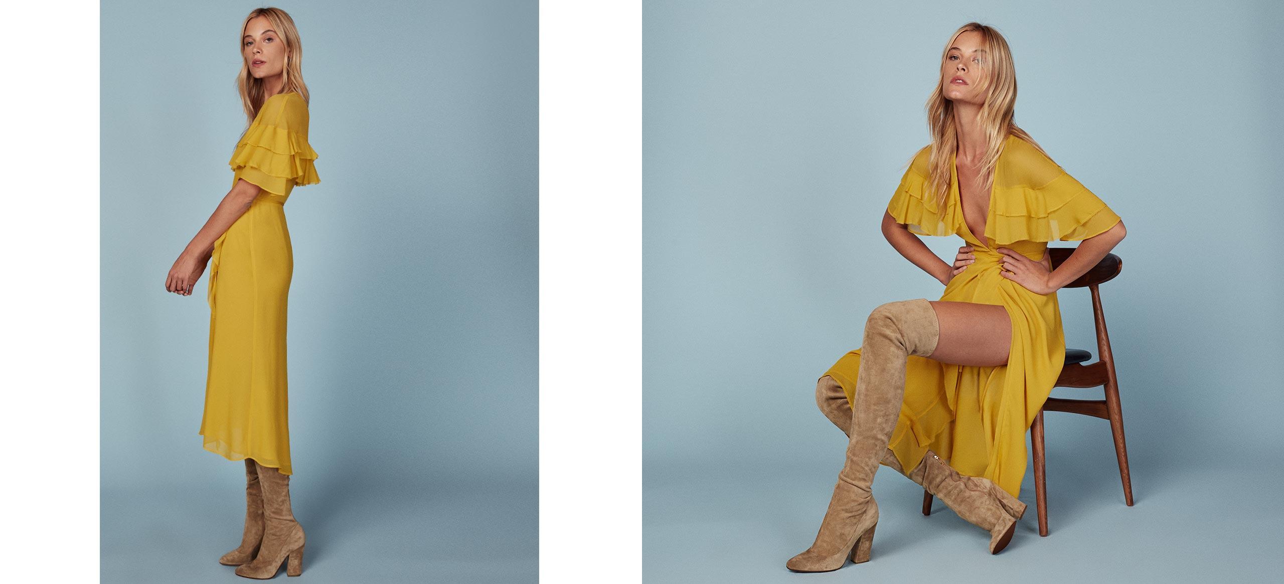 reformation garbo dress