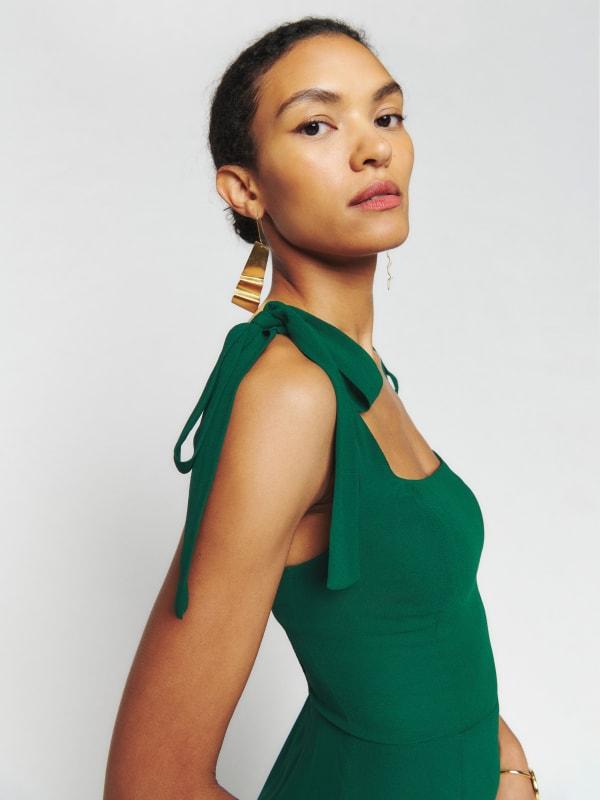 Reformation Petites Twilight Dress in Green | Lyst