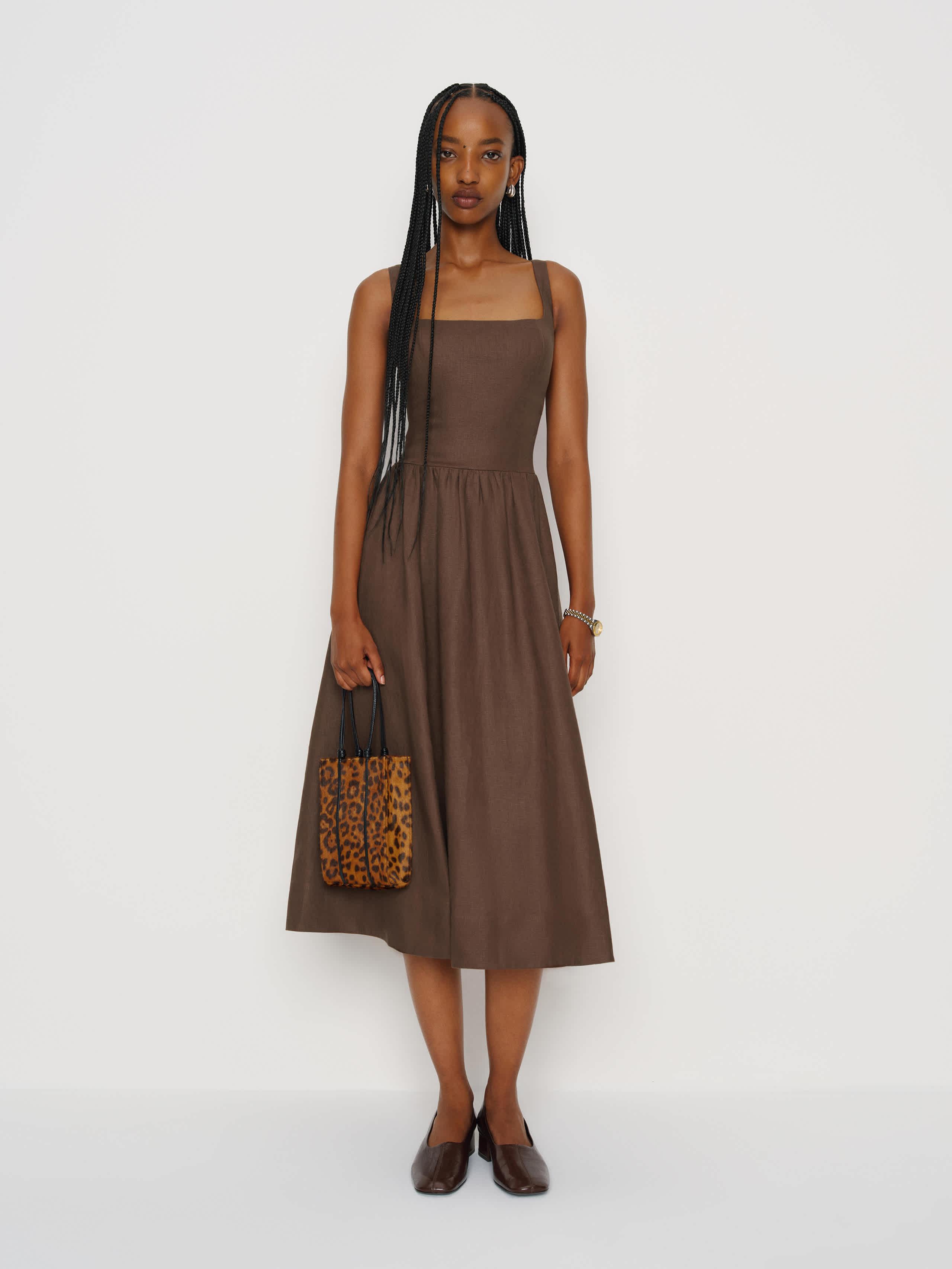 Reformation Janu Linen Dress 0 in Natural | Lyst Australia Reformation Janu Linen Dress 0 in Natural | Lyst Australia