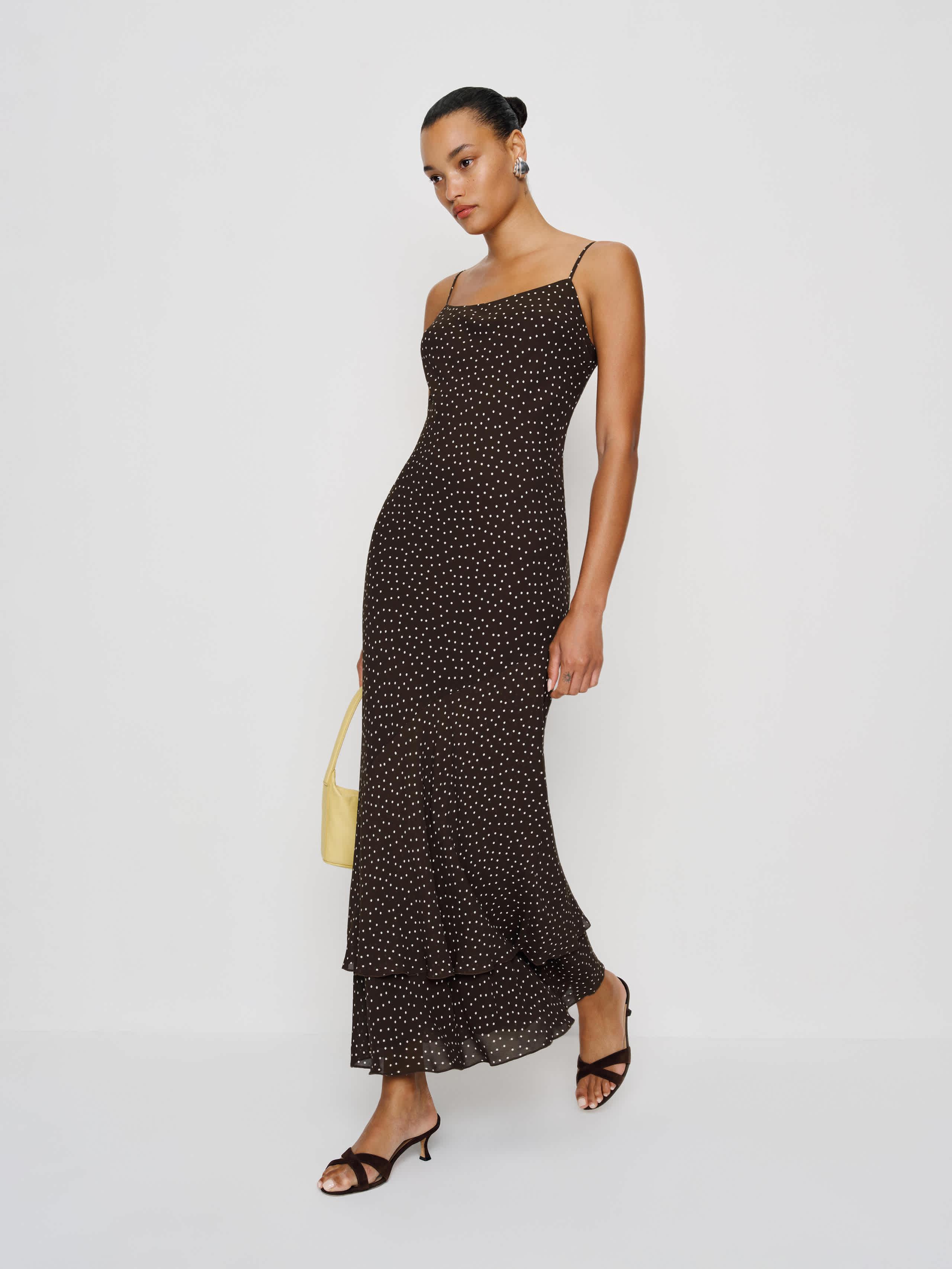 Reformation Plume Dress in White | Lyst Reformation Plume Dress in White | Lyst