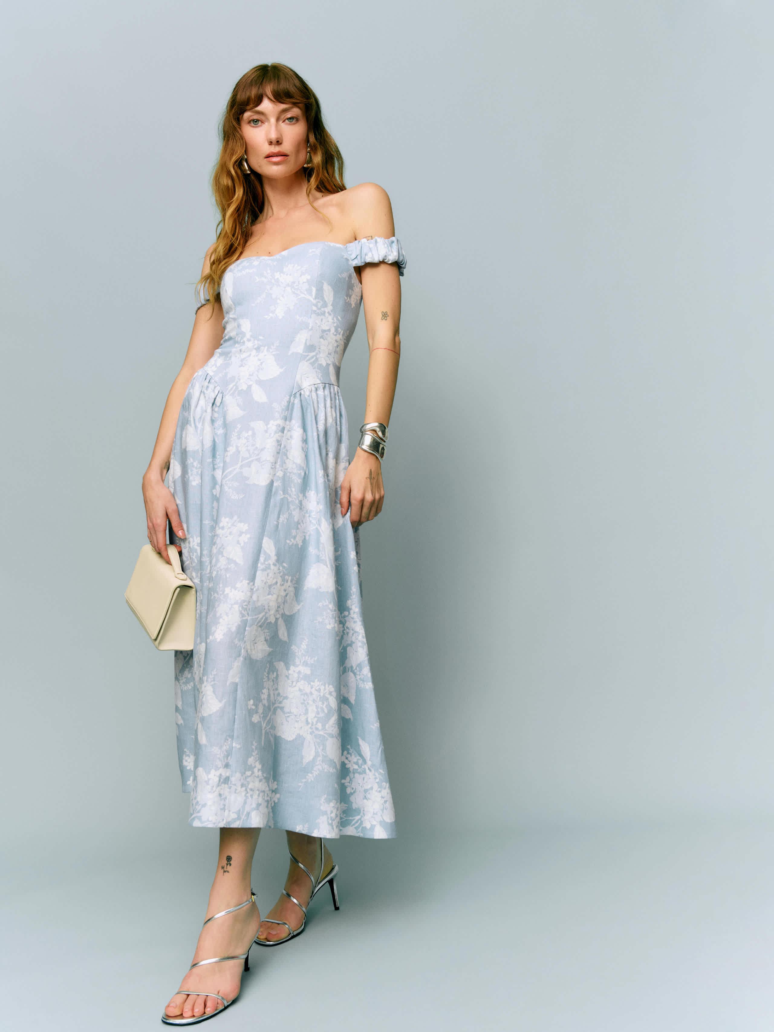 satin long sleeve midi dress White Korean Casual Loose Dresses keen work shoe sleeve:36 37 90 cm WAIST 25