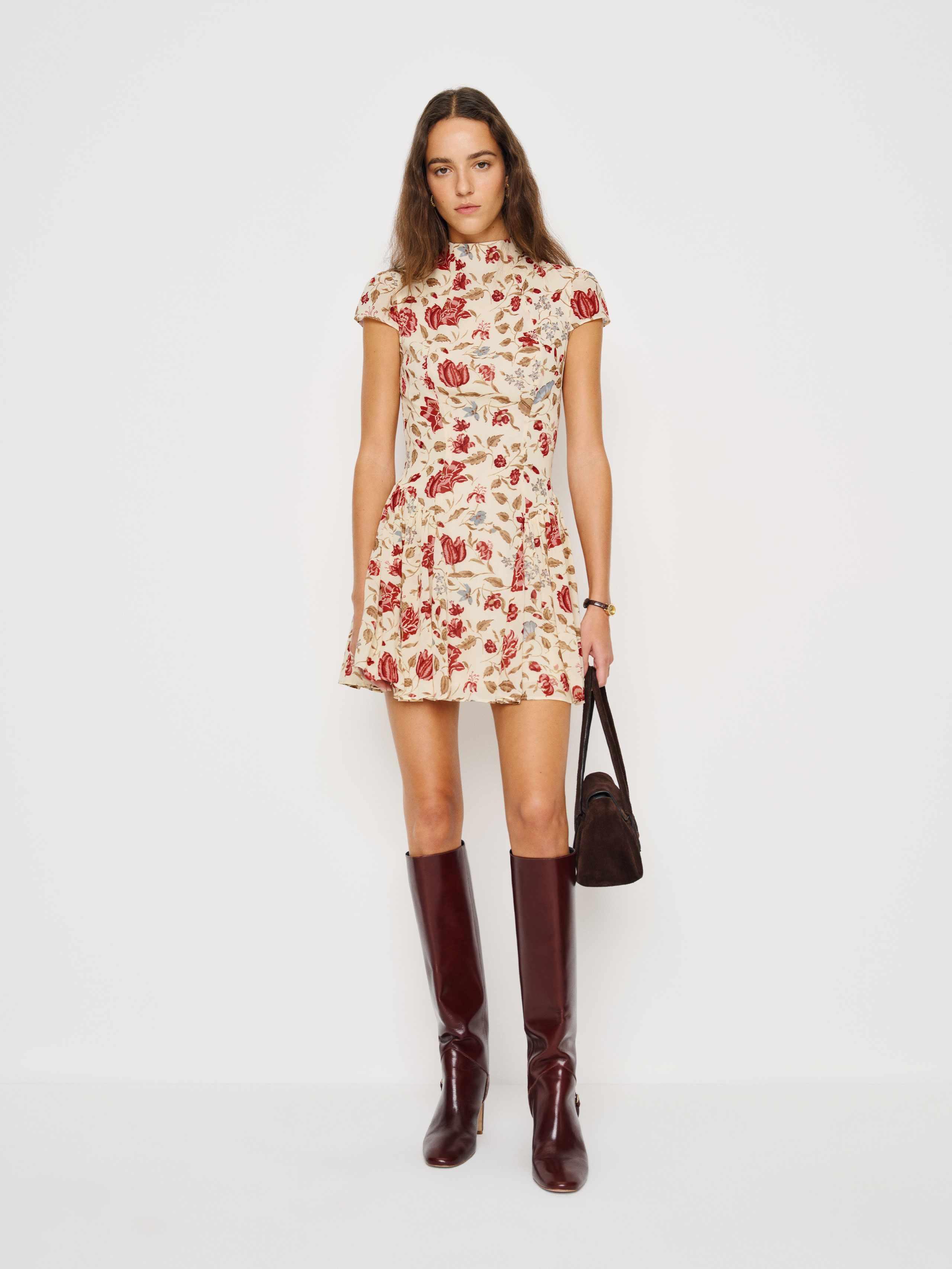 Reformation Maven Mini Dress 0 in White | Lyst