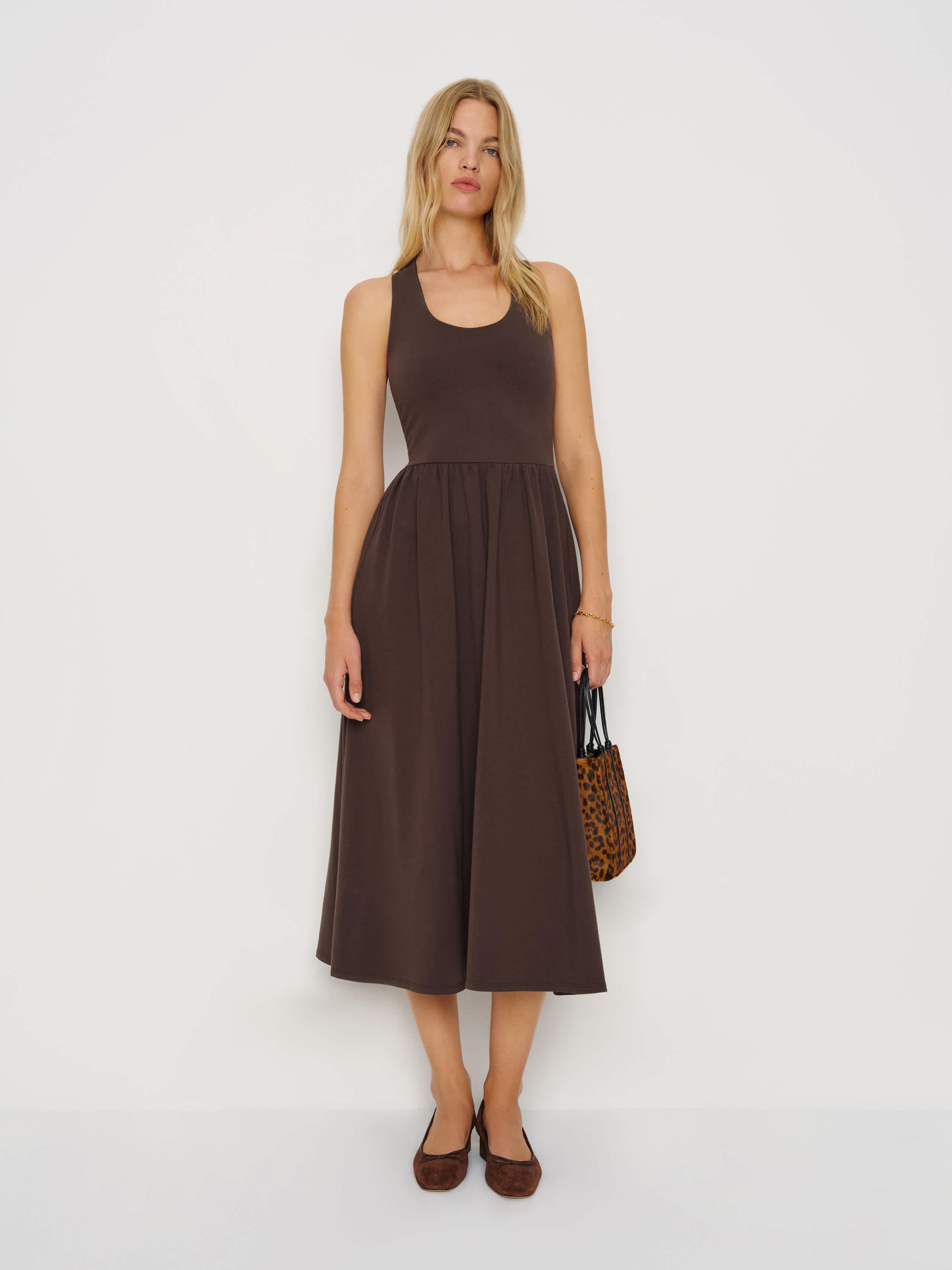 walker knit dress Reformation in Natural Bodycon sweater