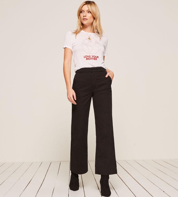 reformation black pants