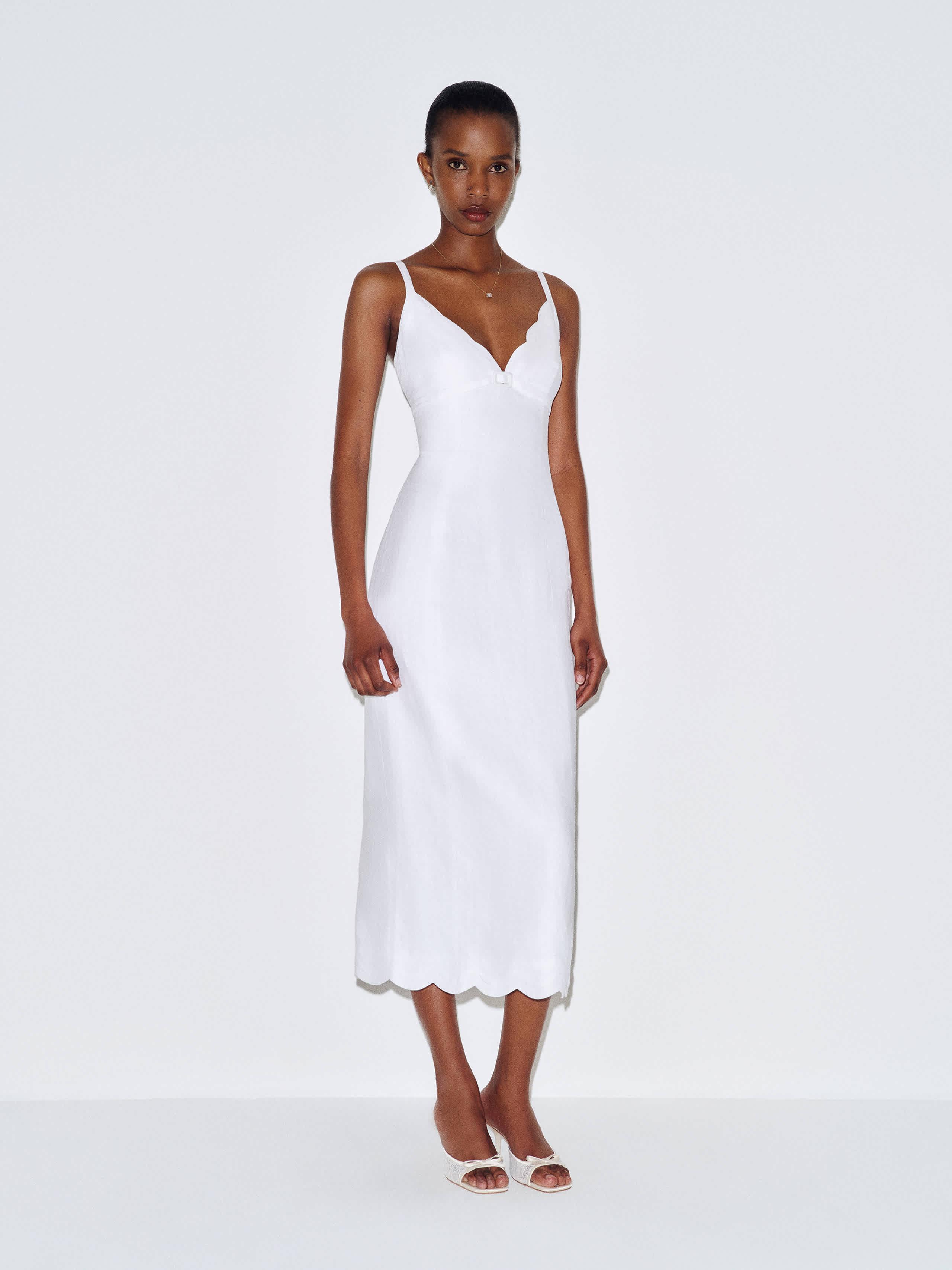 Designer Reformation Linen Midi Dresses for Women - Up to 26% off | Lyst