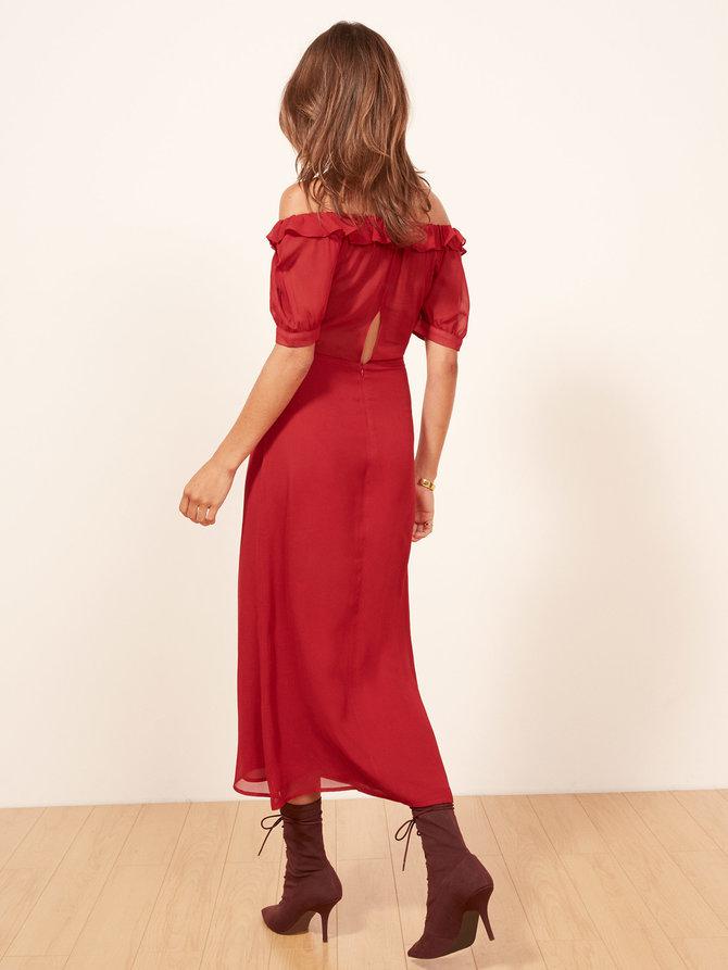 reformation inez dress
