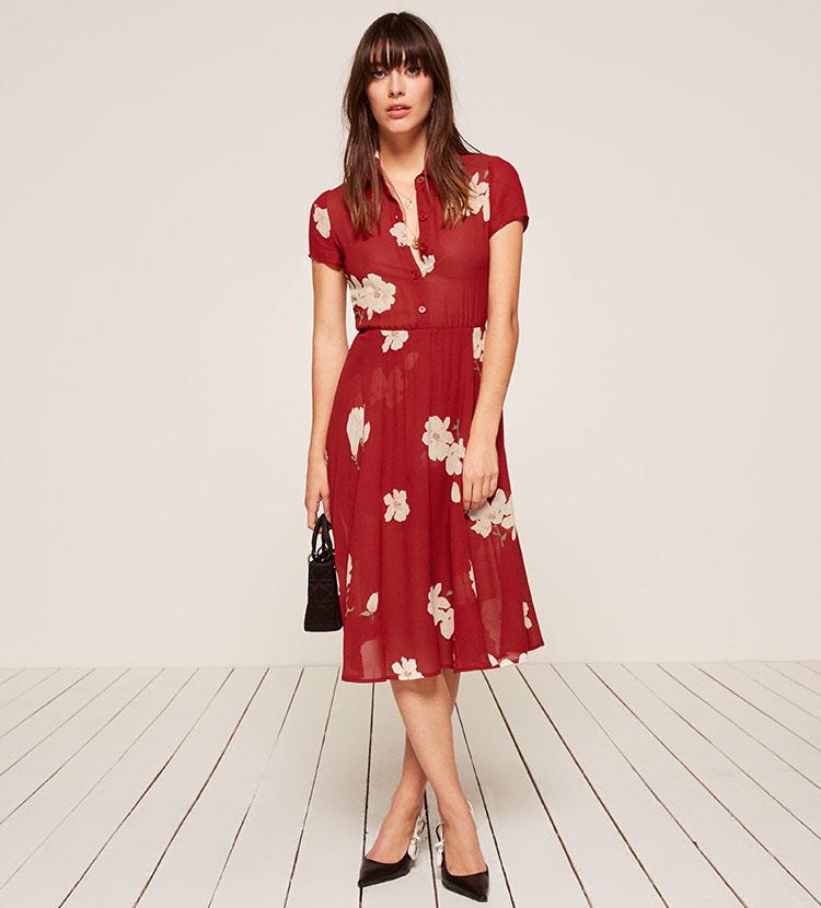 reformation leigh dress