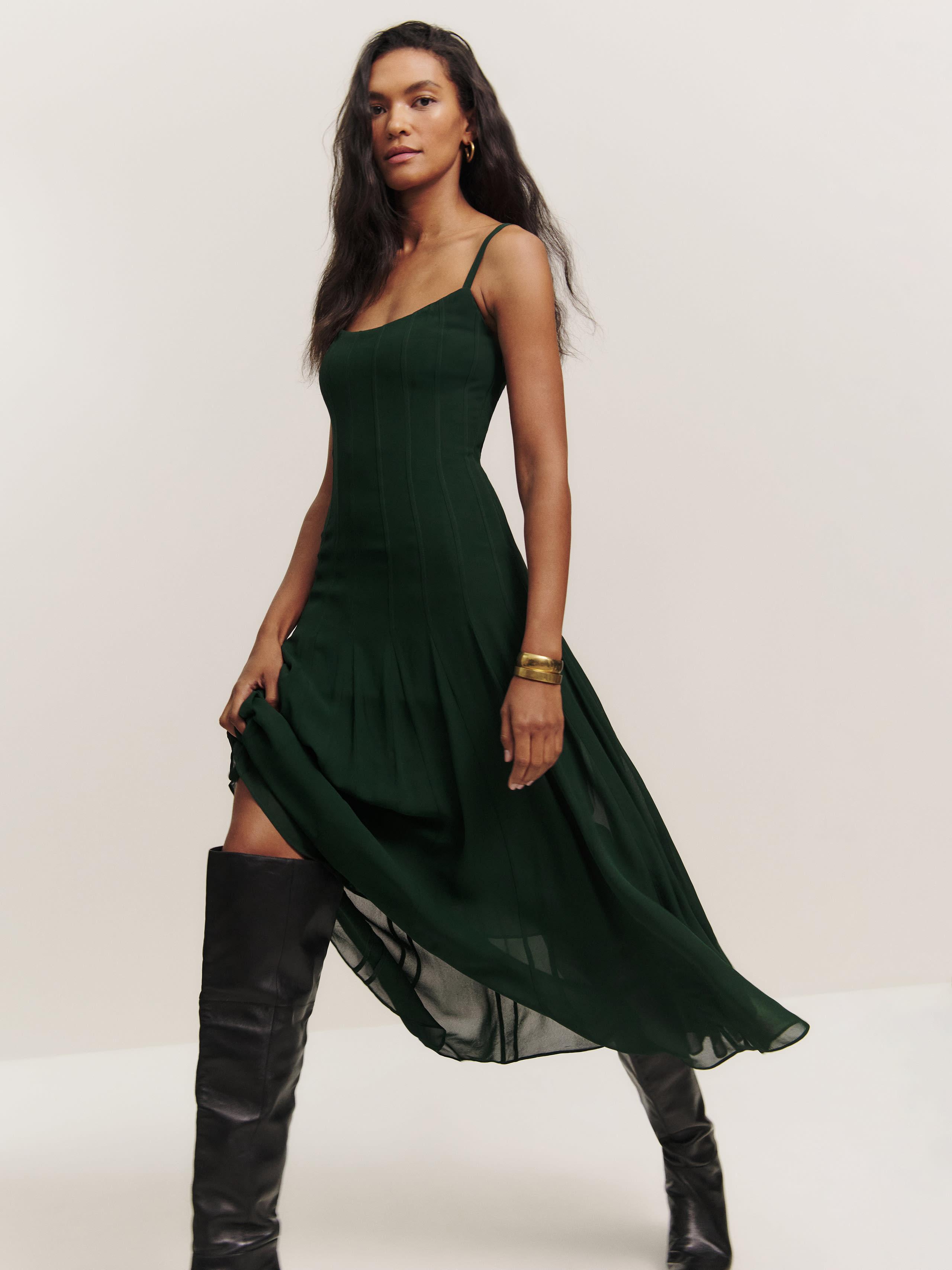 Reformation Katalina Dress 0 in Natural | Lyst