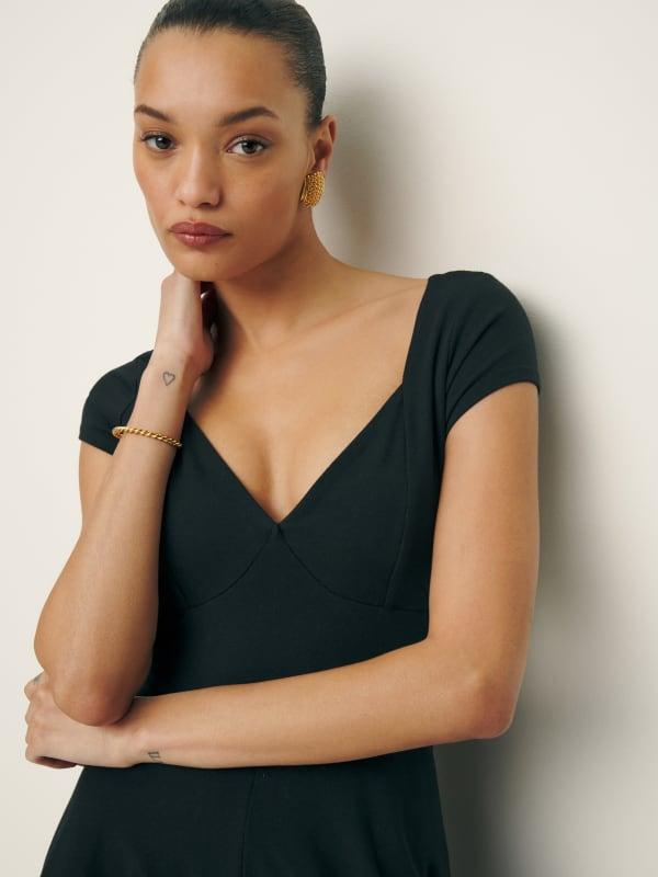 Reformation Brynn Knit Dress in Blue | Lyst