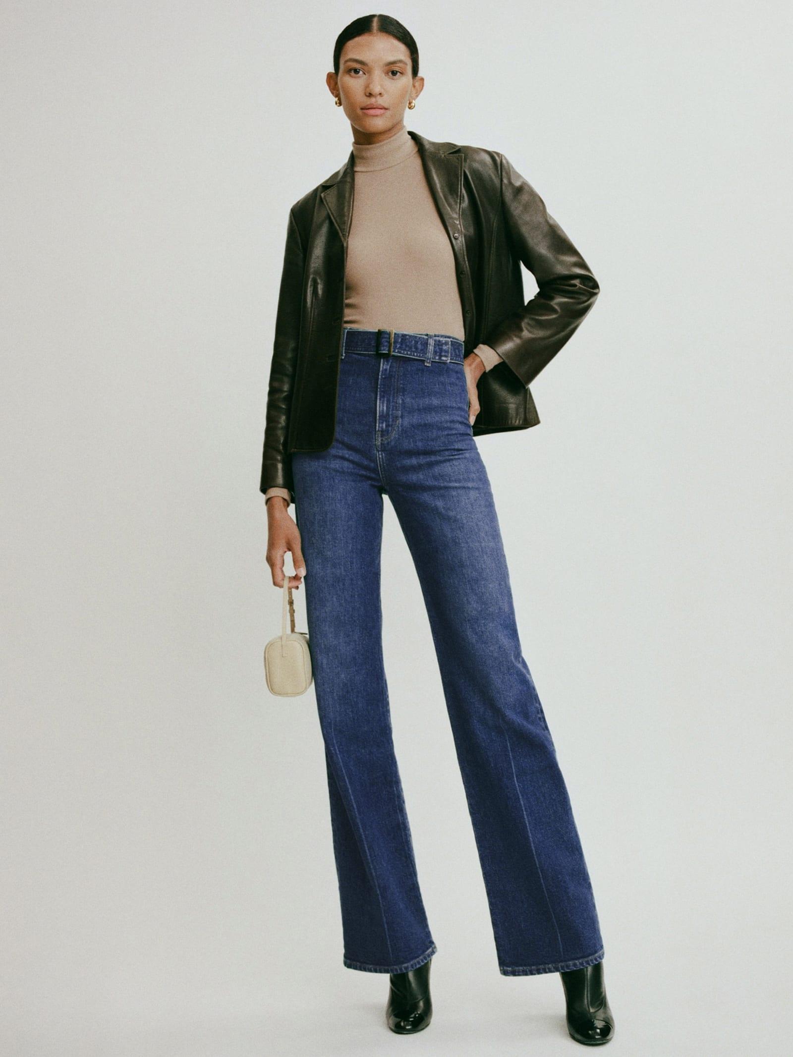 Reformation Denim Amelie High Rise Wide 