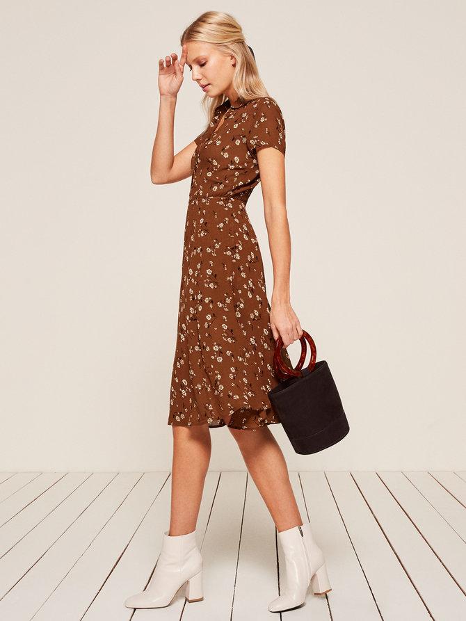 reformation leigh dress