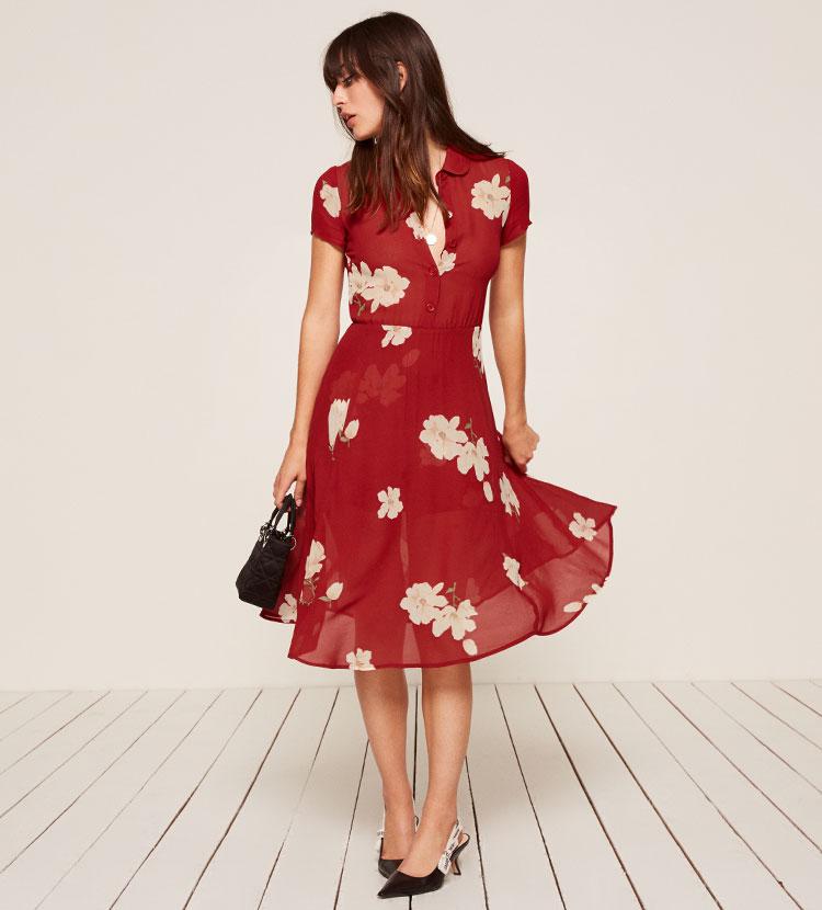 reformation leigh dress