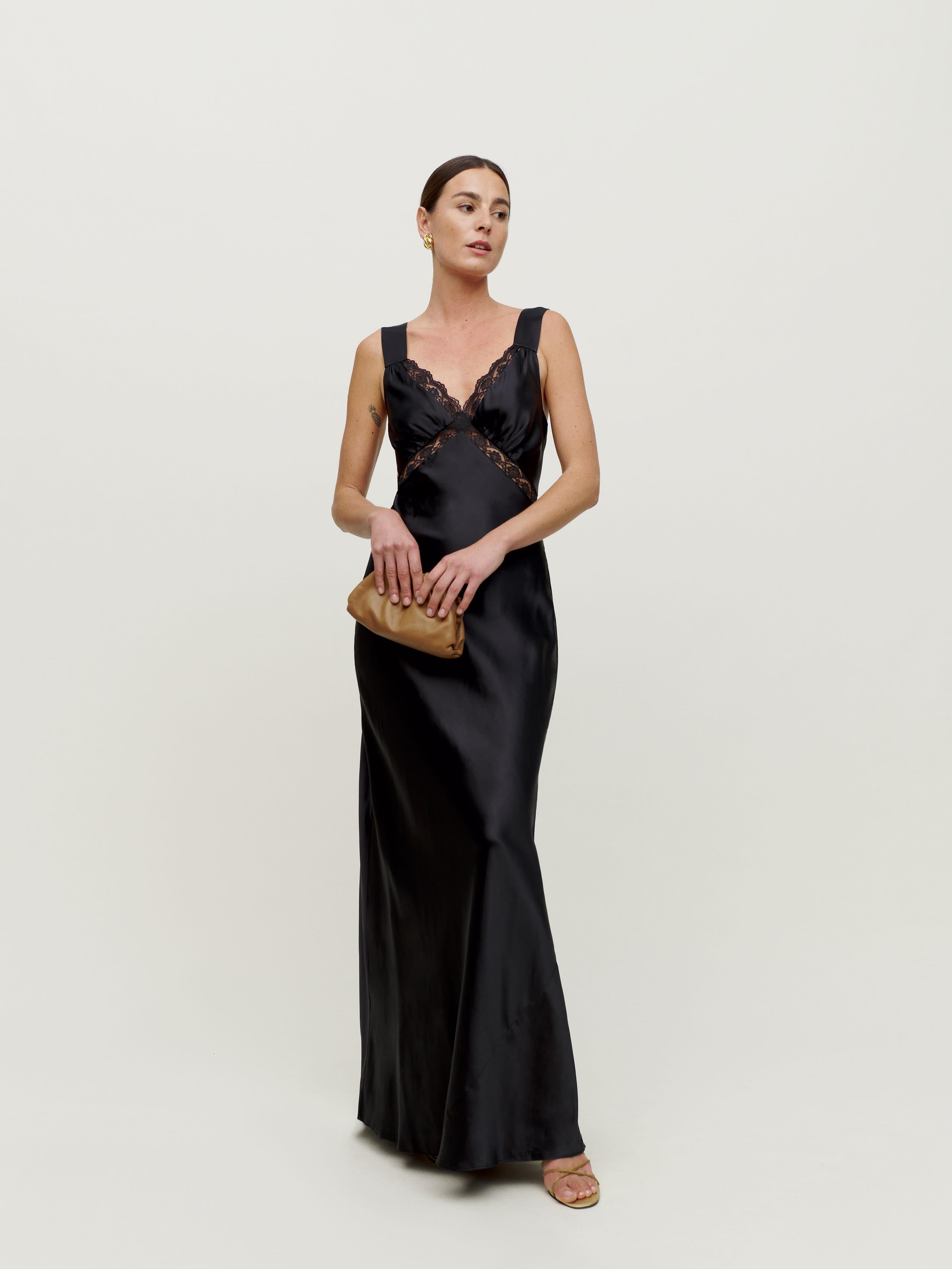 betsy and adam plus size formal dresses A-Line Evening Gown Elegant Dress Formal Black Dress Sweep / Brush Tra –  JiMiss Dresses