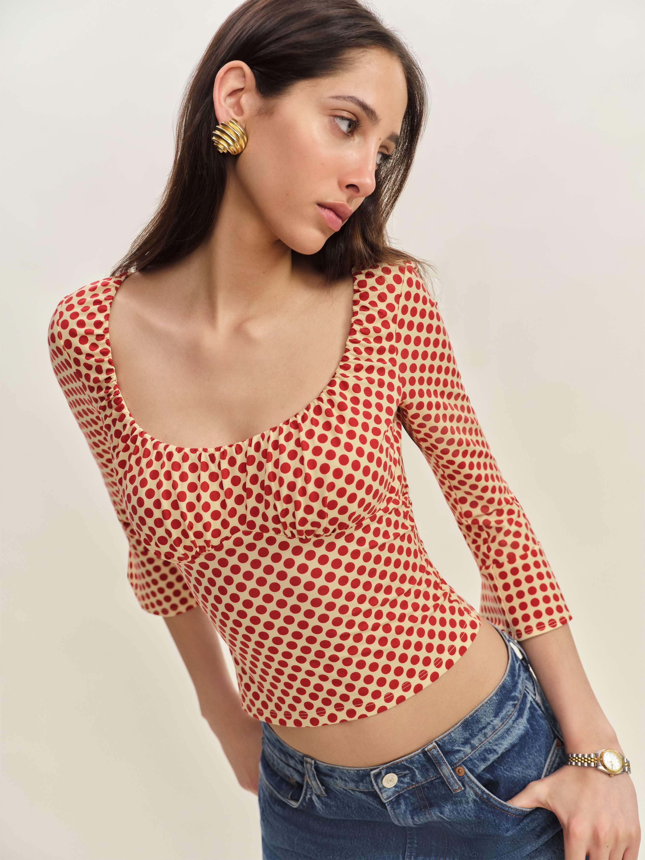 Reformation Effie Knit Top | Lyst