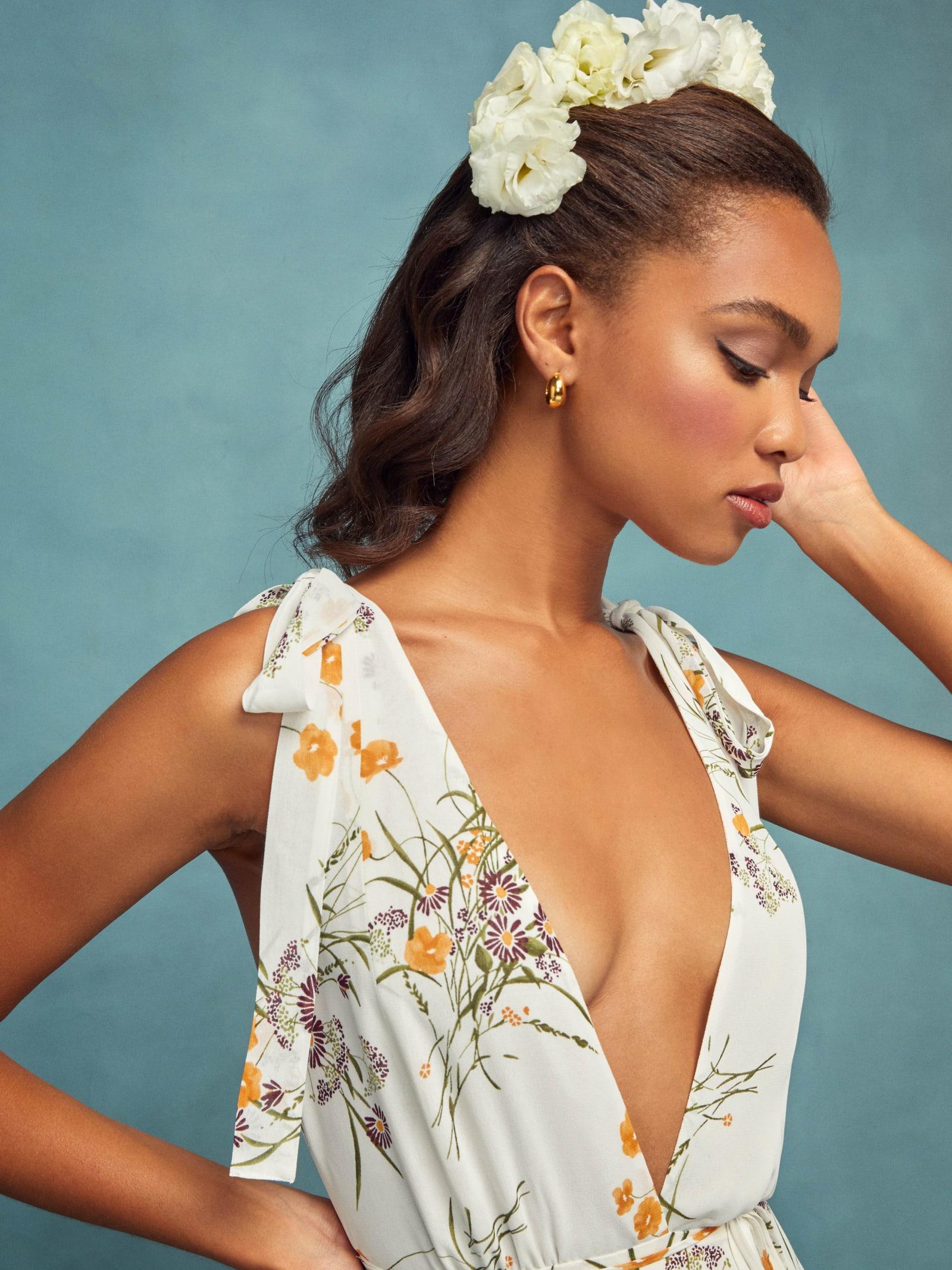 reformation chardonnay dress