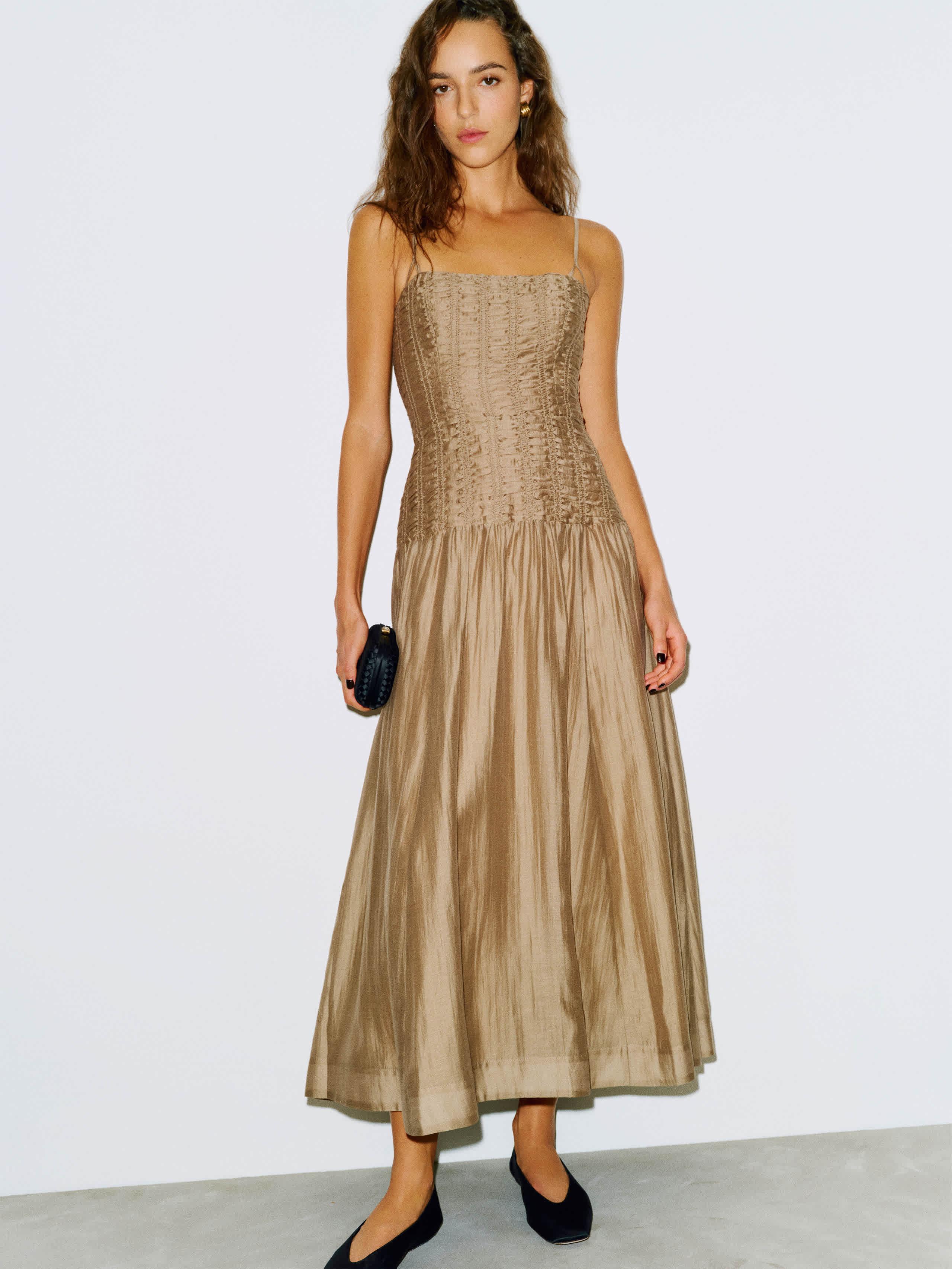 reformation azure knit dress 4 in Natural Brayden dress