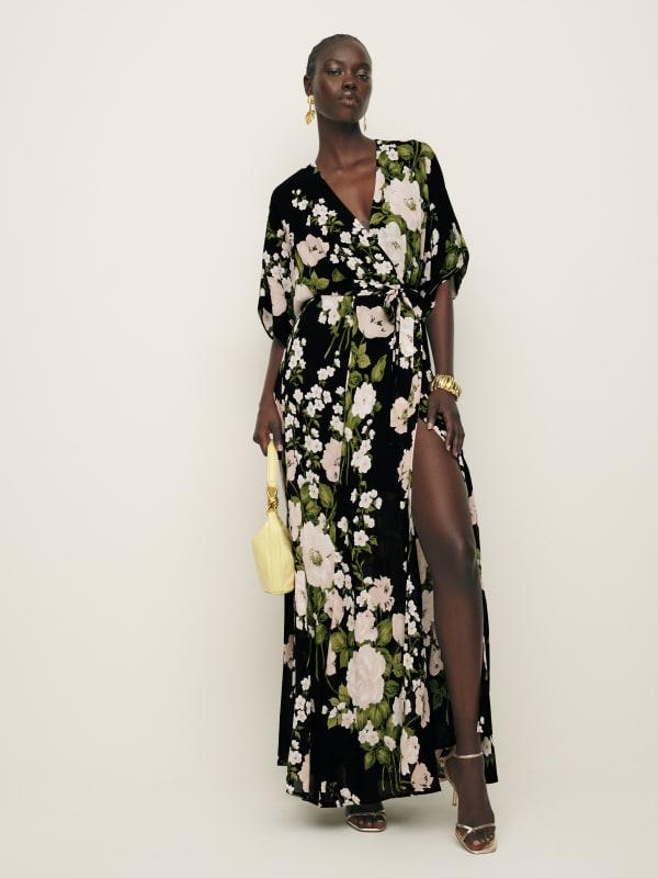 Reformation wrap dress sale