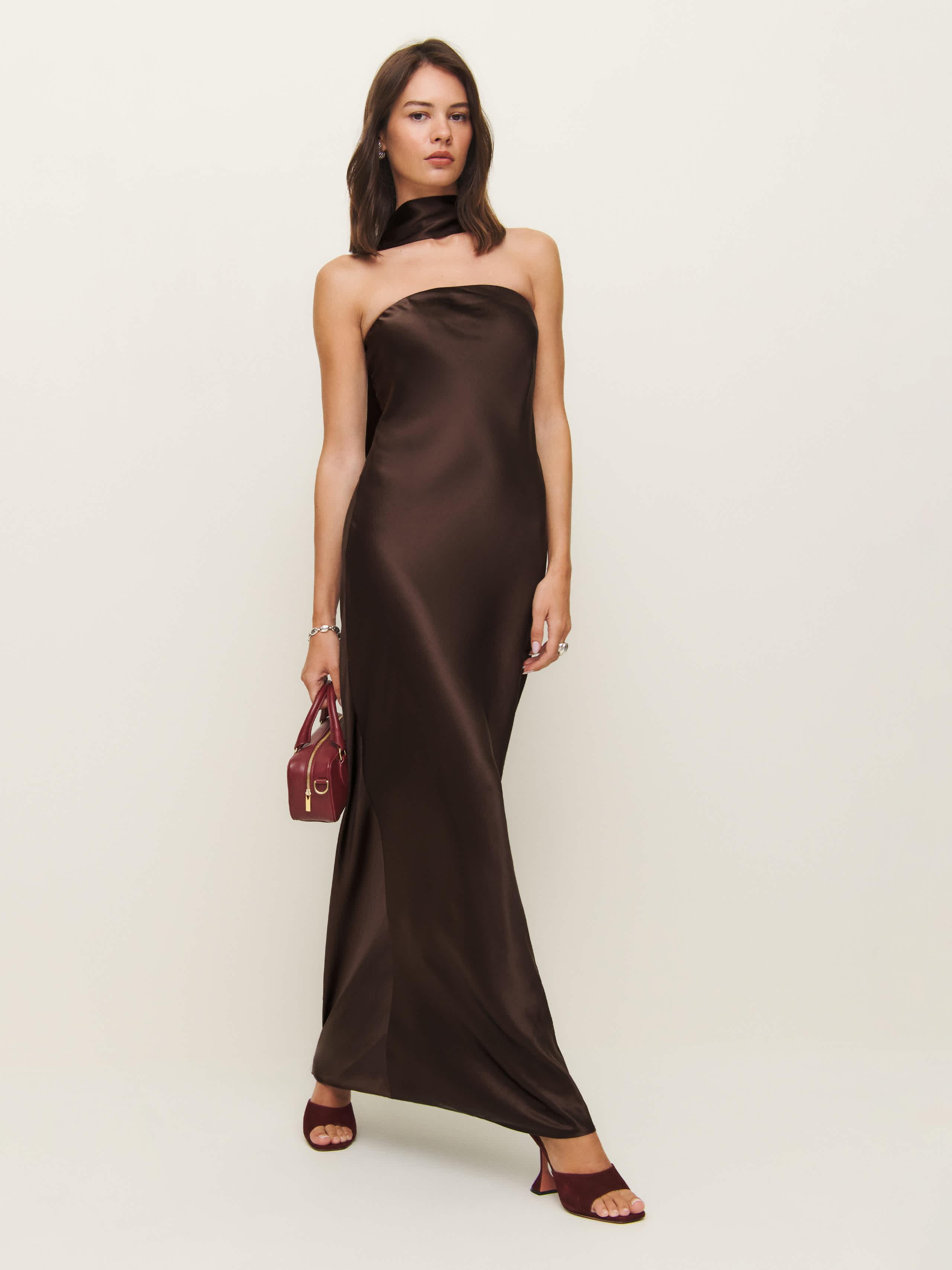 Reformation/Oren Silk ドレス ワンピース Oren Silk Dress Es