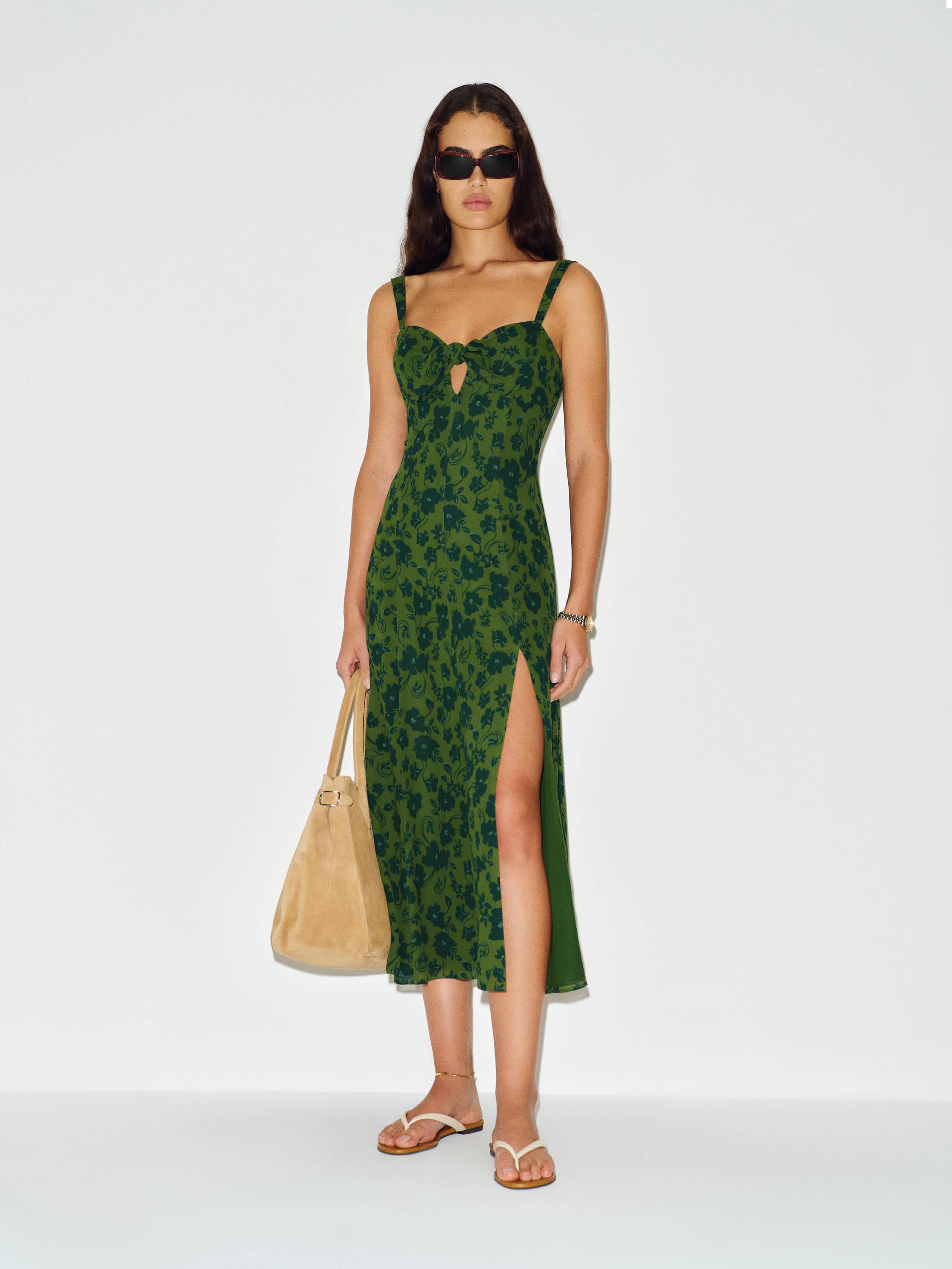 Green Reformation Dresses for Women | Lyst