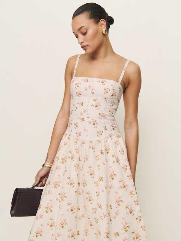 reformation kate linen dress Reformation Kate Linen Dress