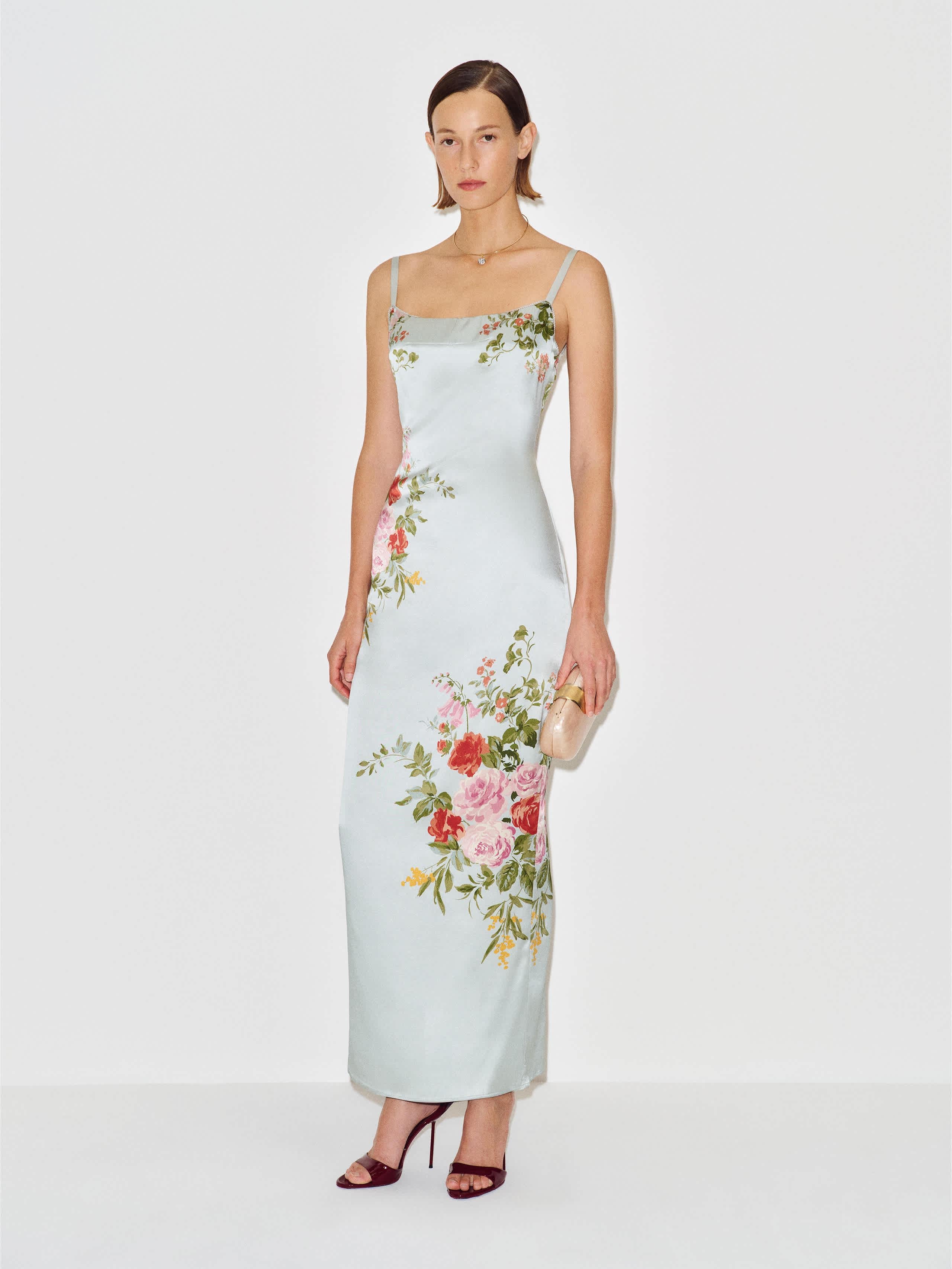 sleeves wedding guest dresses Blush Elastic Satin V Neck Knee Length Sheath Dress This elegant red sheath Long Light Yellow Midi RD-12.10.25 Color:7